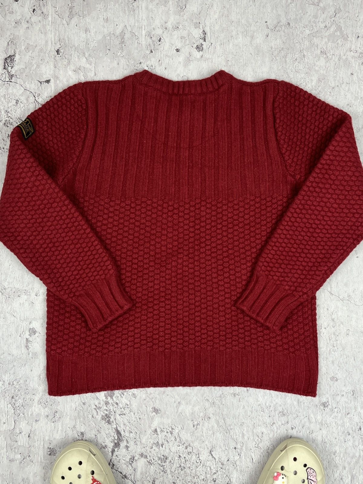 Barbour Vintage Woman’s Barbour International Wool Red Sweater Size S / US 4 / IT 40 - 8 Thumbnail