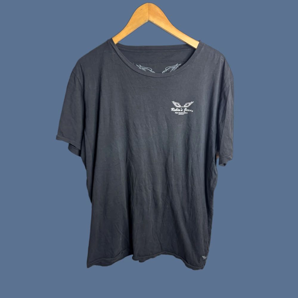 Logo 7 Robin's Jean Shirt Mens 3XL Black Wings Graphic Tee Made In USA T-Shirt Streetwear Crew Neck Short Sleeve Mens Size US XXL / EU 58 / 5 - 1 Thumbnail