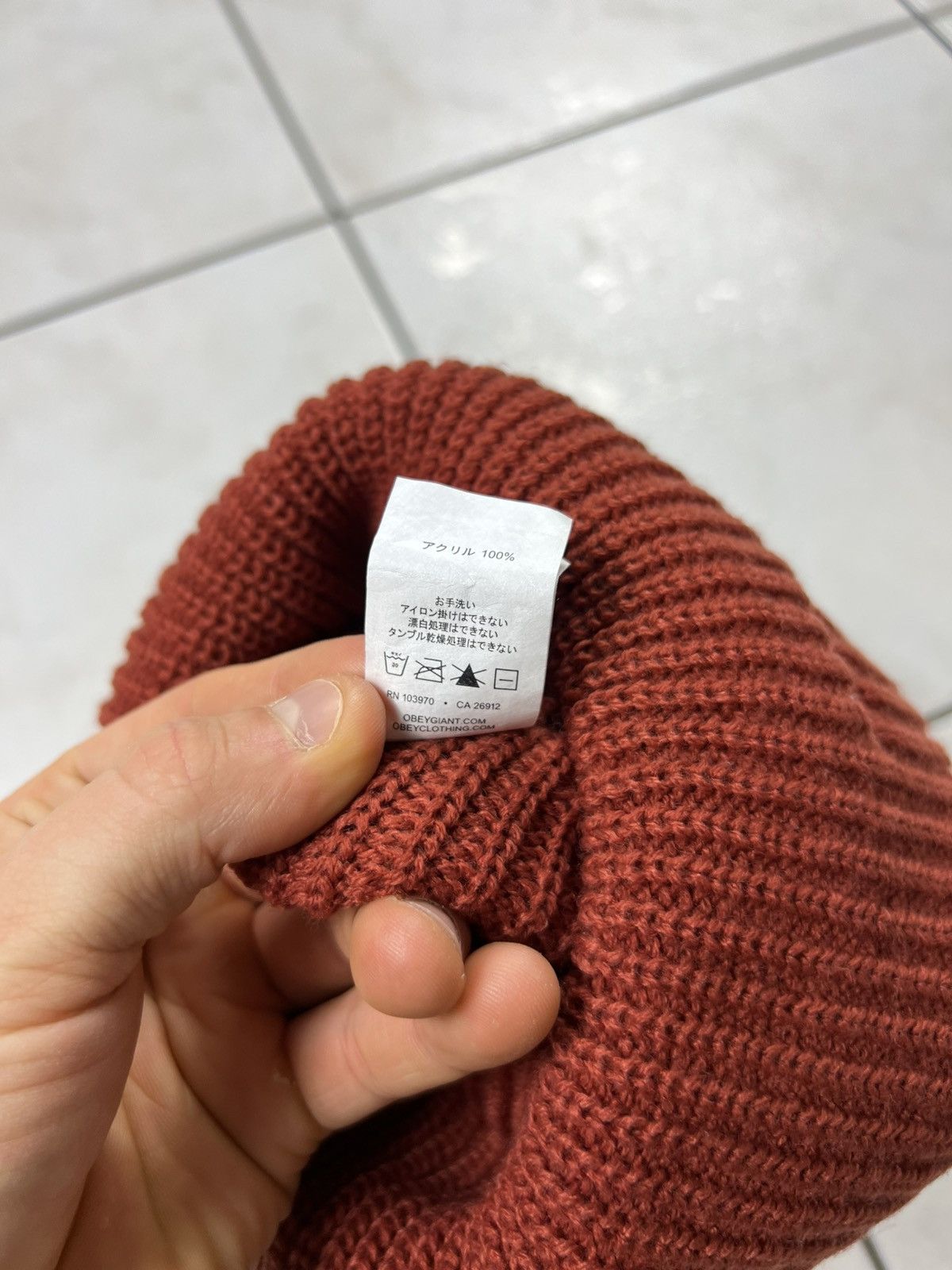 Obey Obey future beanie heavy knitted hat cap streetwear y2k logo Size ONE SIZE - 15 Thumbnail