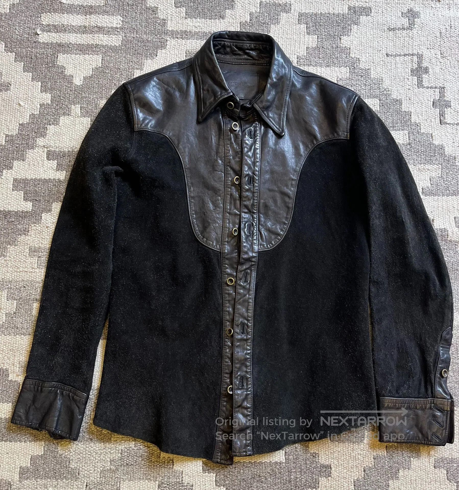 Other Backlash Western Leather Shirt. Size US S / EU 44-46 / 1 - 1 Thumbnail