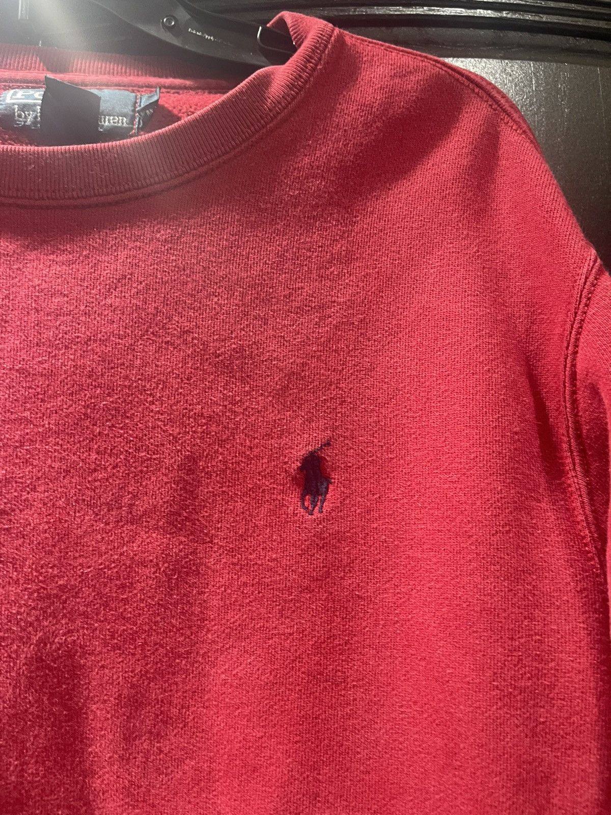 Polo Ralph Lauren Men's Polo by Ralph Lauren Red Crewneck Long Sleeve Size US M / EU 48-50 / 2 - 2 Thumbnail