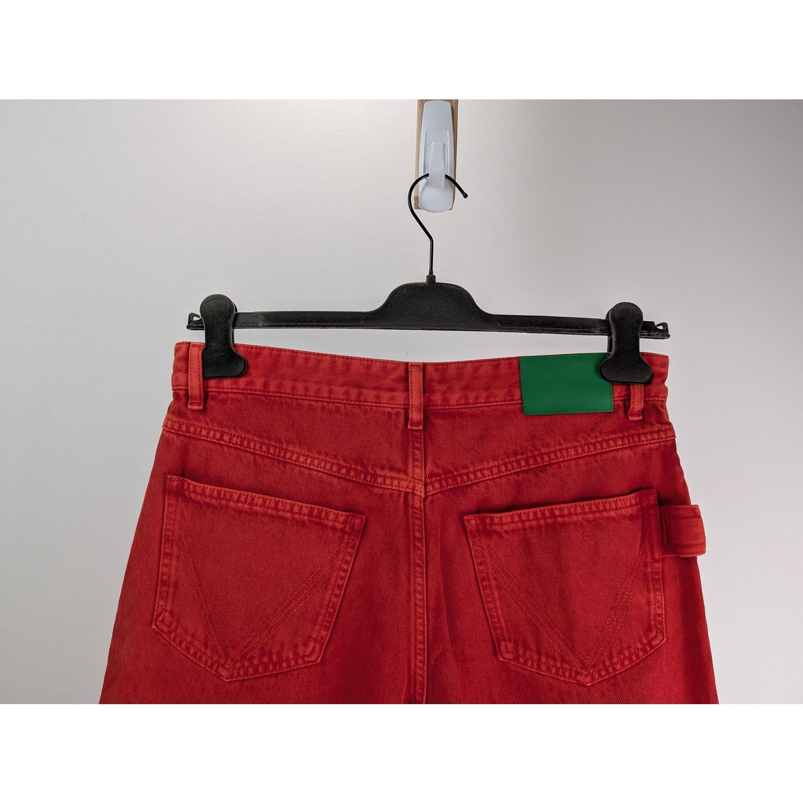Bottega Veneta o1rshd1 Faded Colour Wash Denim Jean in Deep Red Size US 32 / EU 48 - 11 Thumbnail