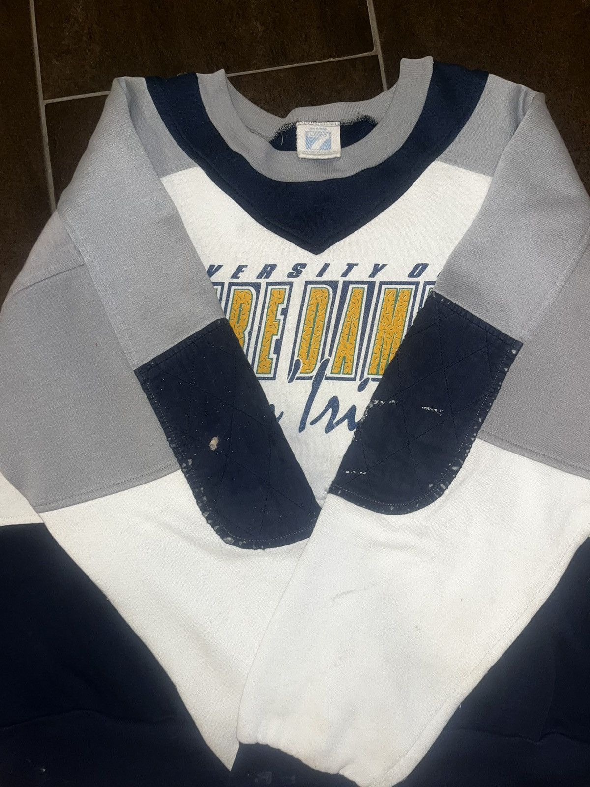Vintage Notre Dame Vintage Crewneck Size US L / EU 52-54 / 3 - 6 Thumbnail