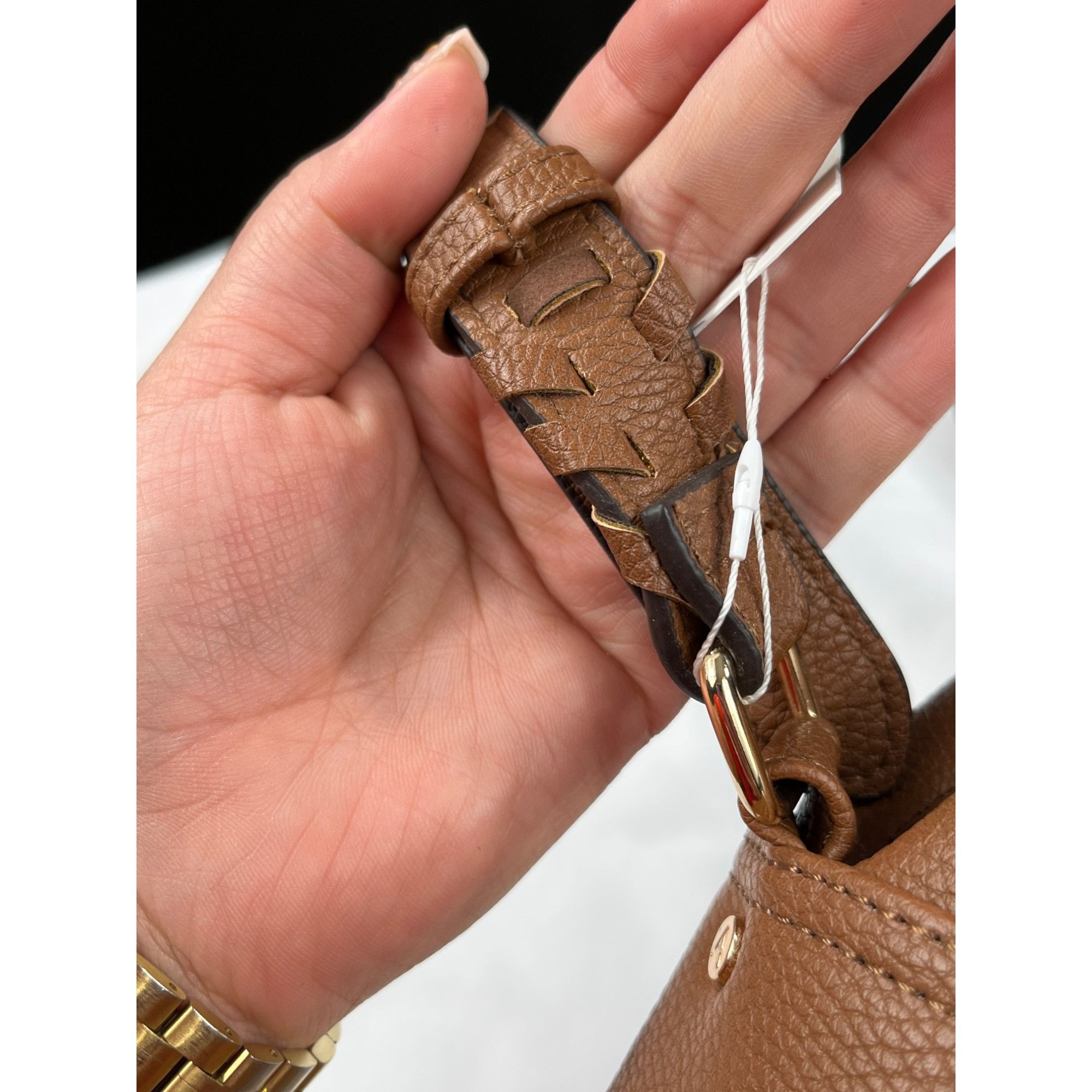 Designer Accessorize London SKU 7922 Womens Brown Leather Crossbody B Size ONE SIZE - 16 Thumbnail