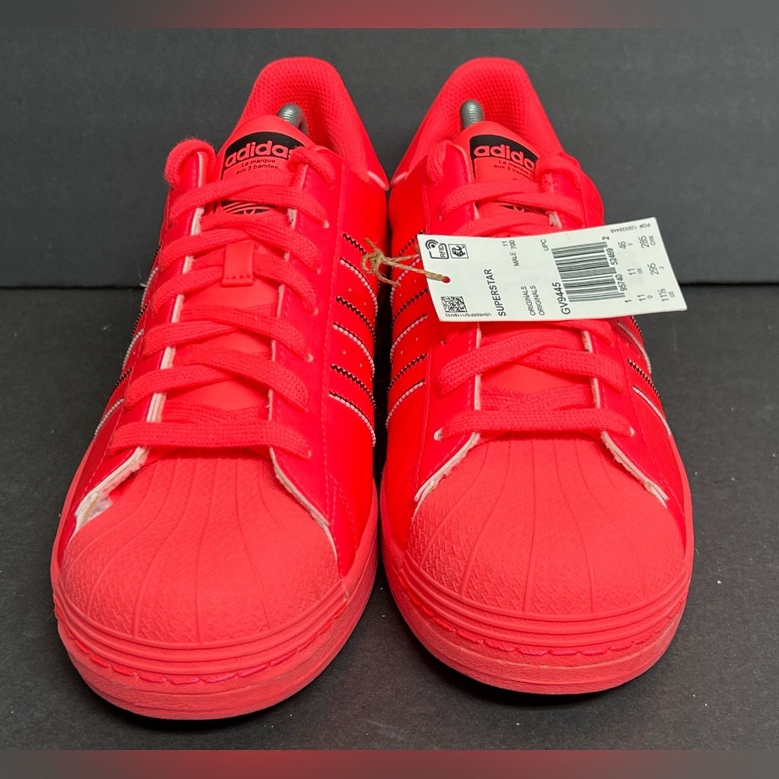 Adidas NEW Adidas Superstar Originals Turbo Salmon Shell Toe GV9445 Size US 11.5 / EU 44-45 - 6 Thumbnail