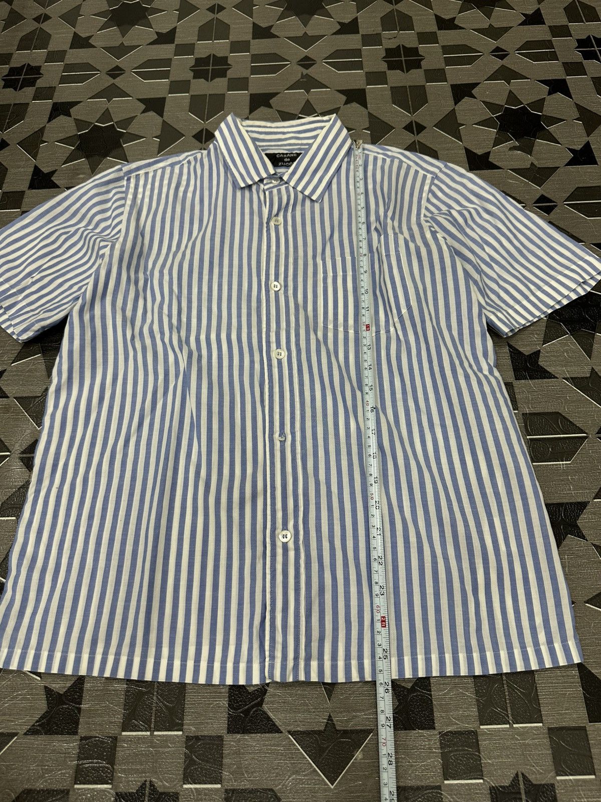 CABANE de ZUCCa Cabane de Zucca Stripes Pocket Button Shirt Size US M / EU 48-50 / 2 - 8 Thumbnail