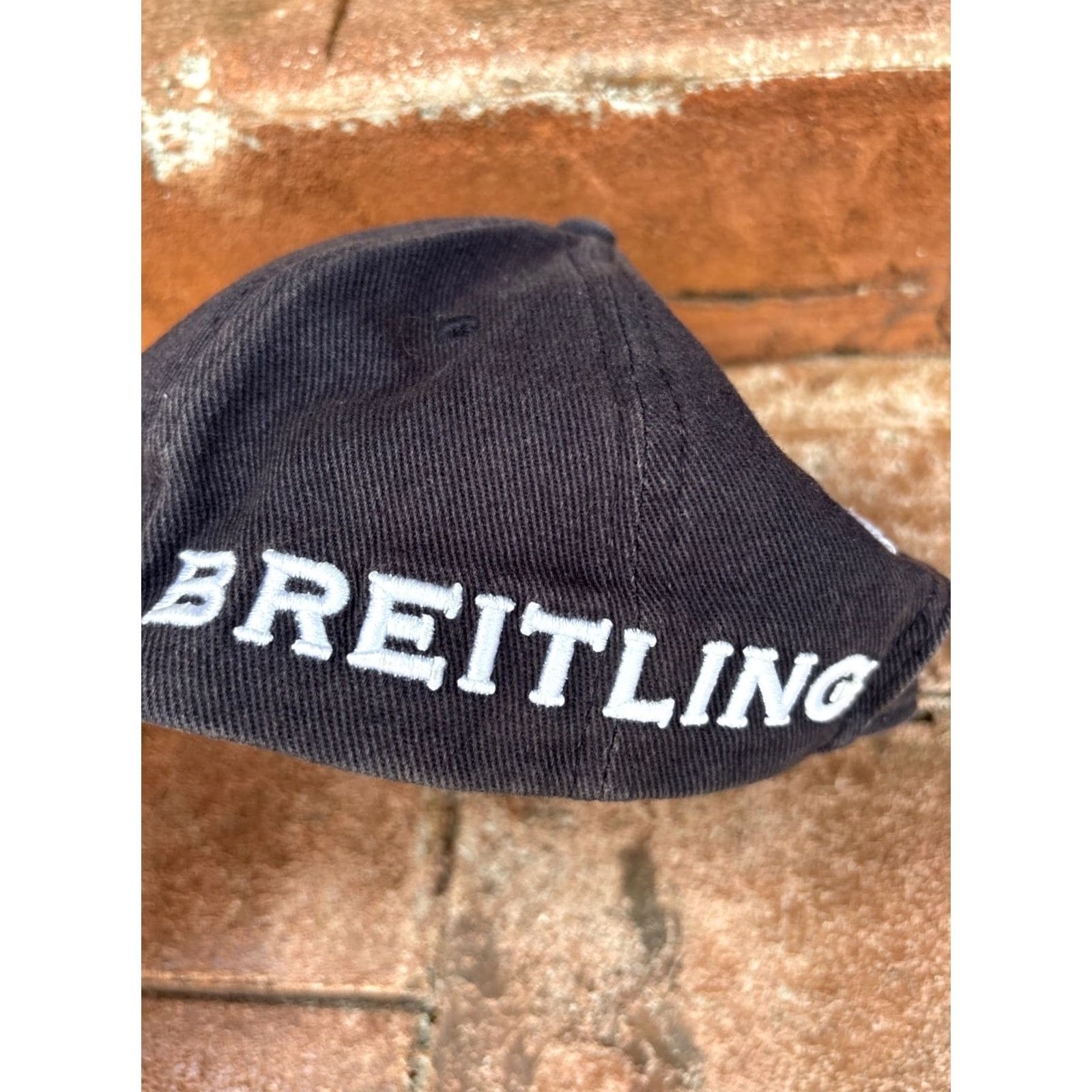 Breitling Breitling Hat Cap Since 1884 Watch Wings Anchor Adjustable Baseball Cap Mens Gray/Black Twill 100% Cotton Strapback Size ONE SIZE - 6 Thumbnail