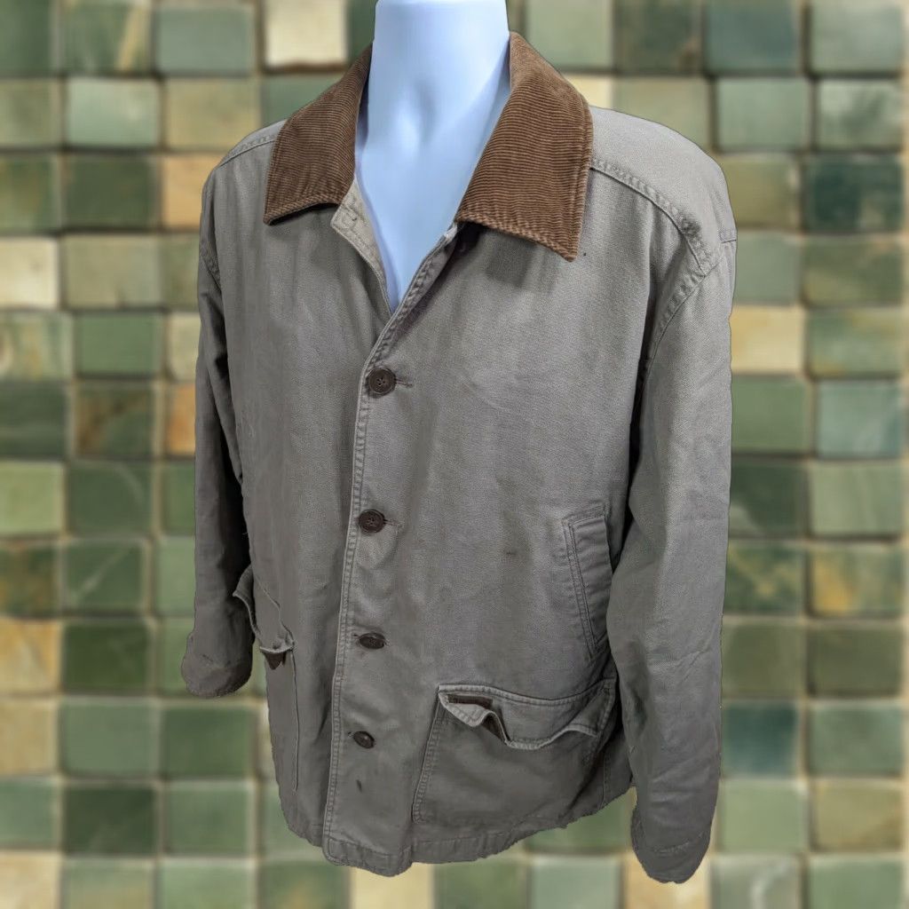 Vintage VINTAGE Gander Mountain Barn Chore Field Hunting Coat Jacket Beith Khaki Brown Large Size US L / EU 52-54 / 3 - 1 Thumbnail