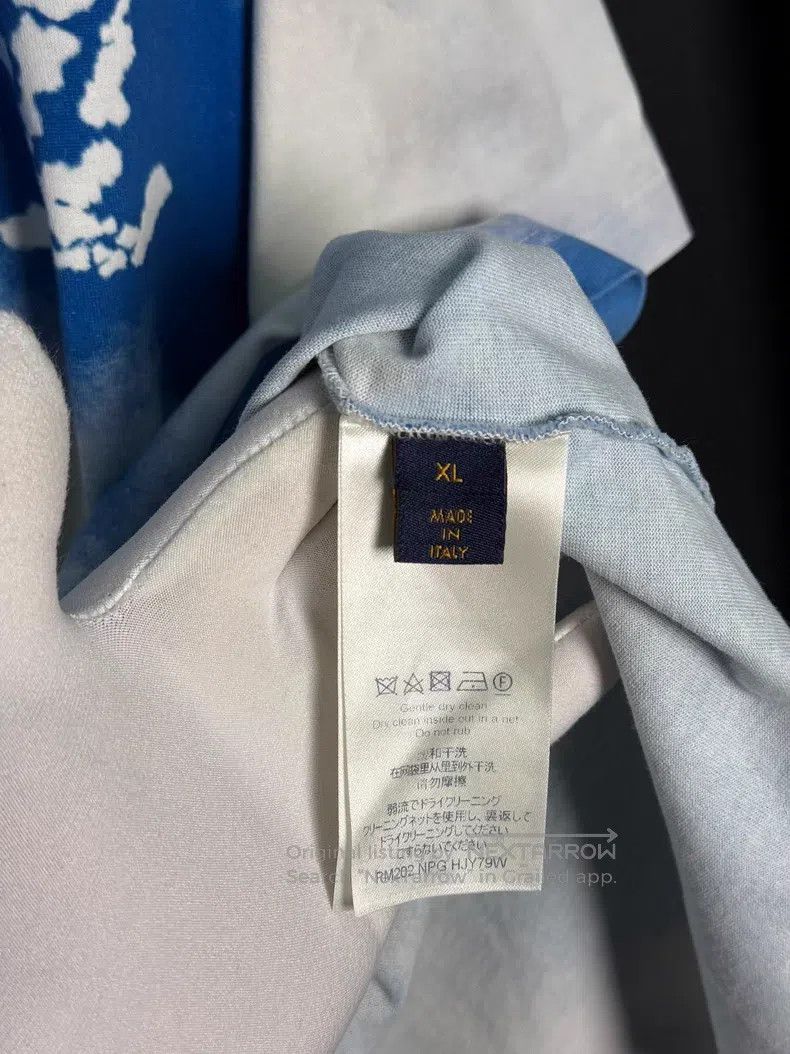 Louis Vuitton Louis Vuitton Blue sky and white clouds short sleeves Size US XL / EU 56 / 4 - 4 Thumbnail