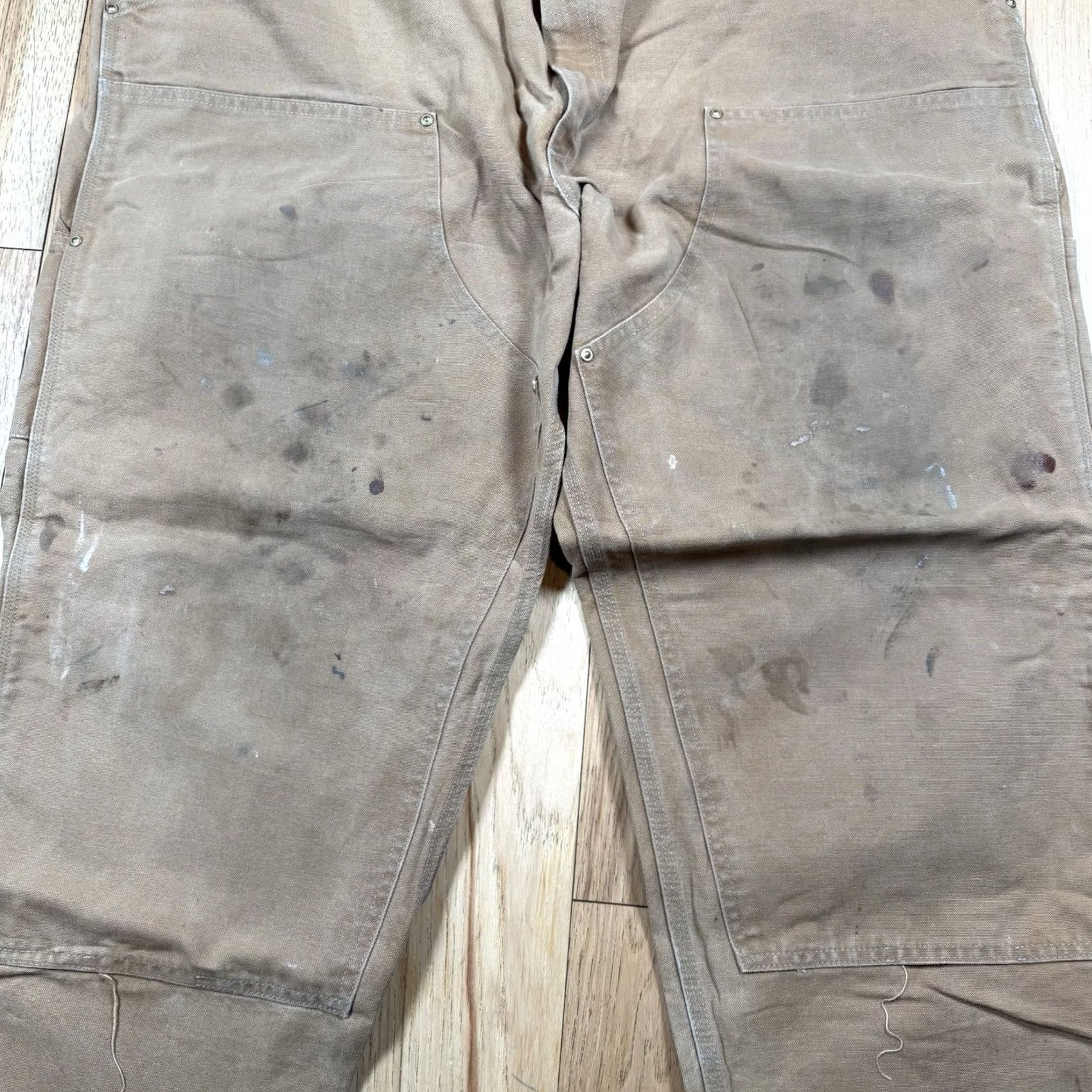 Carhartt VINTAGE Carhartt Work Pants Mens 44x29 Brown Carpenter USA Made Size US 44 / EU 60 - 3 Thumbnail
