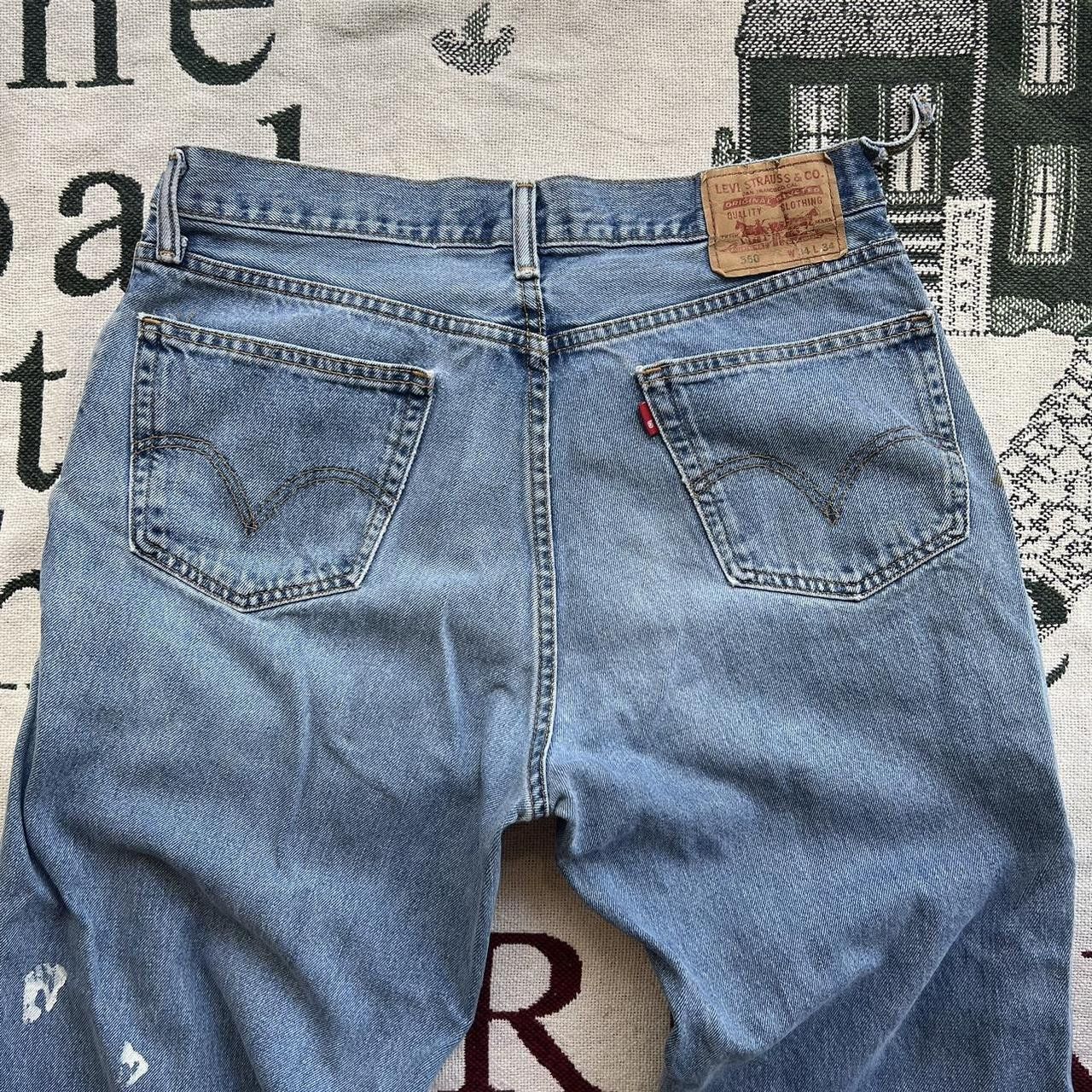 Vintage Vintage Y2K/2000s Super Baggy Skater Style Light Wash Skate Essential Levi’s 569 Denim Jeans! Size US 34 / EU 50 - 7 Thumbnail