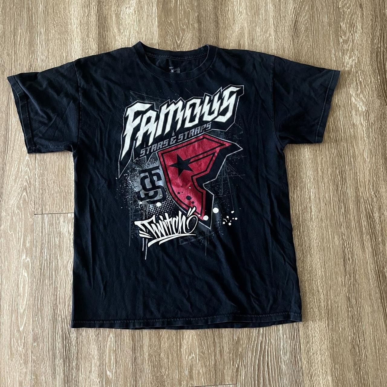 Affliction Vintage 2000s Famous Affliction Style Graffiti Graphic Shirt Size US L / EU 52-54 / 3 - 1 Thumbnail