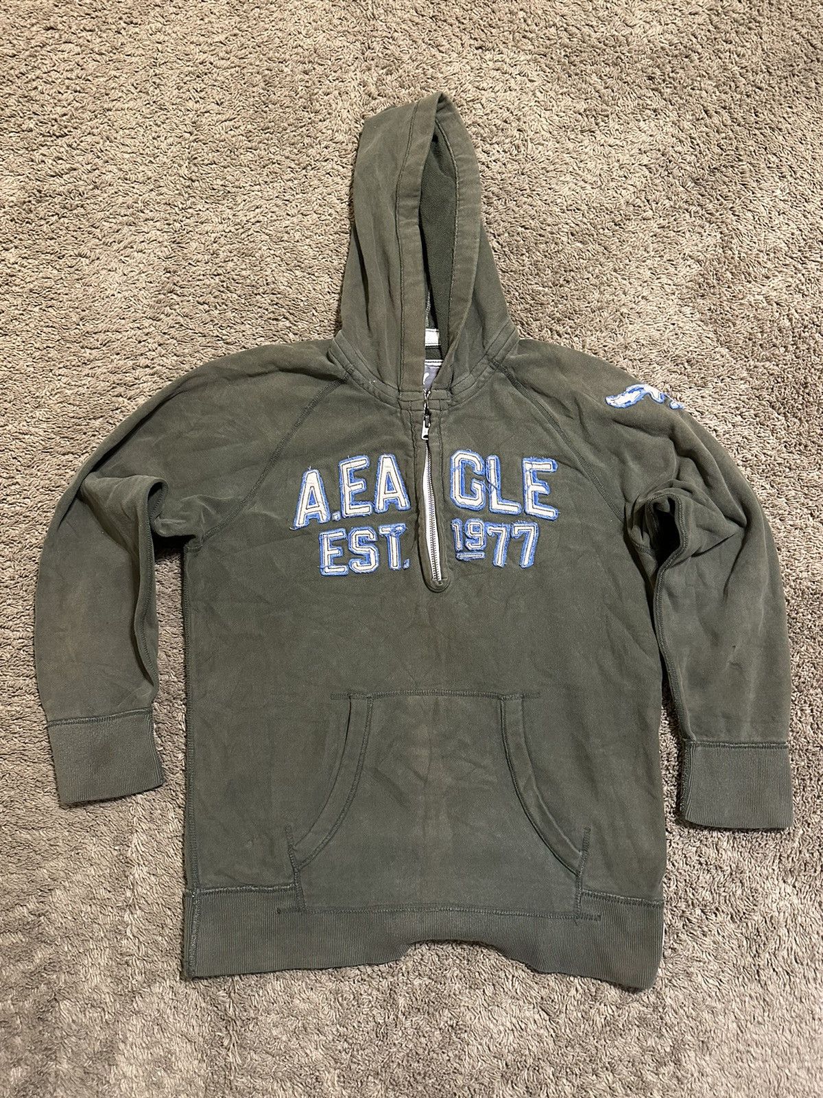 American Eagle Outfitters × Vintage Vintage American Eagle “triple forest” hoodie 00s size xl Size US XL / EU 56 / 4 - 1 Thumbnail