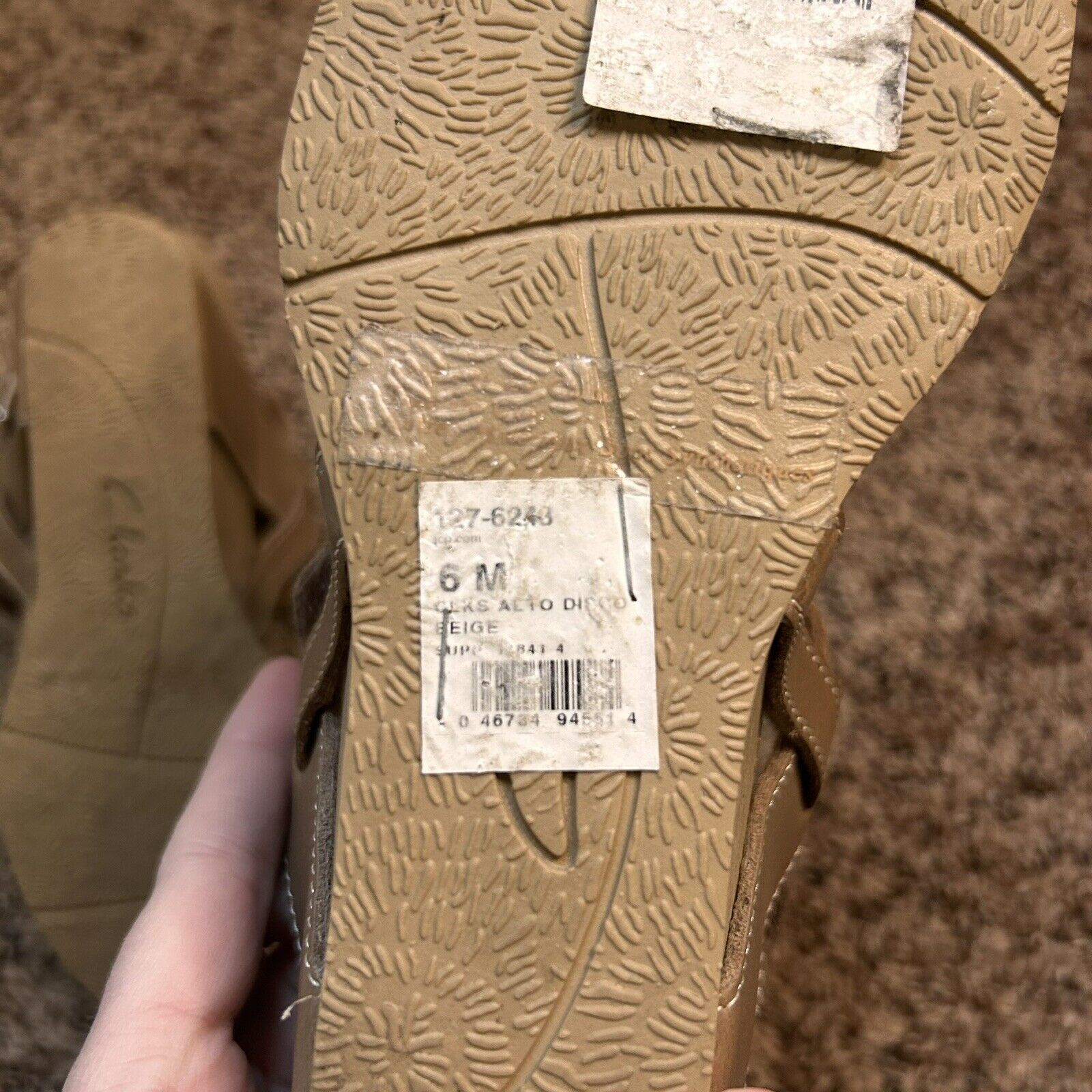Clarks Clarks Women's Alto Disco Size 6M Beige - NWOB #65195 Size US 6 / IT 36 - 9 Thumbnail