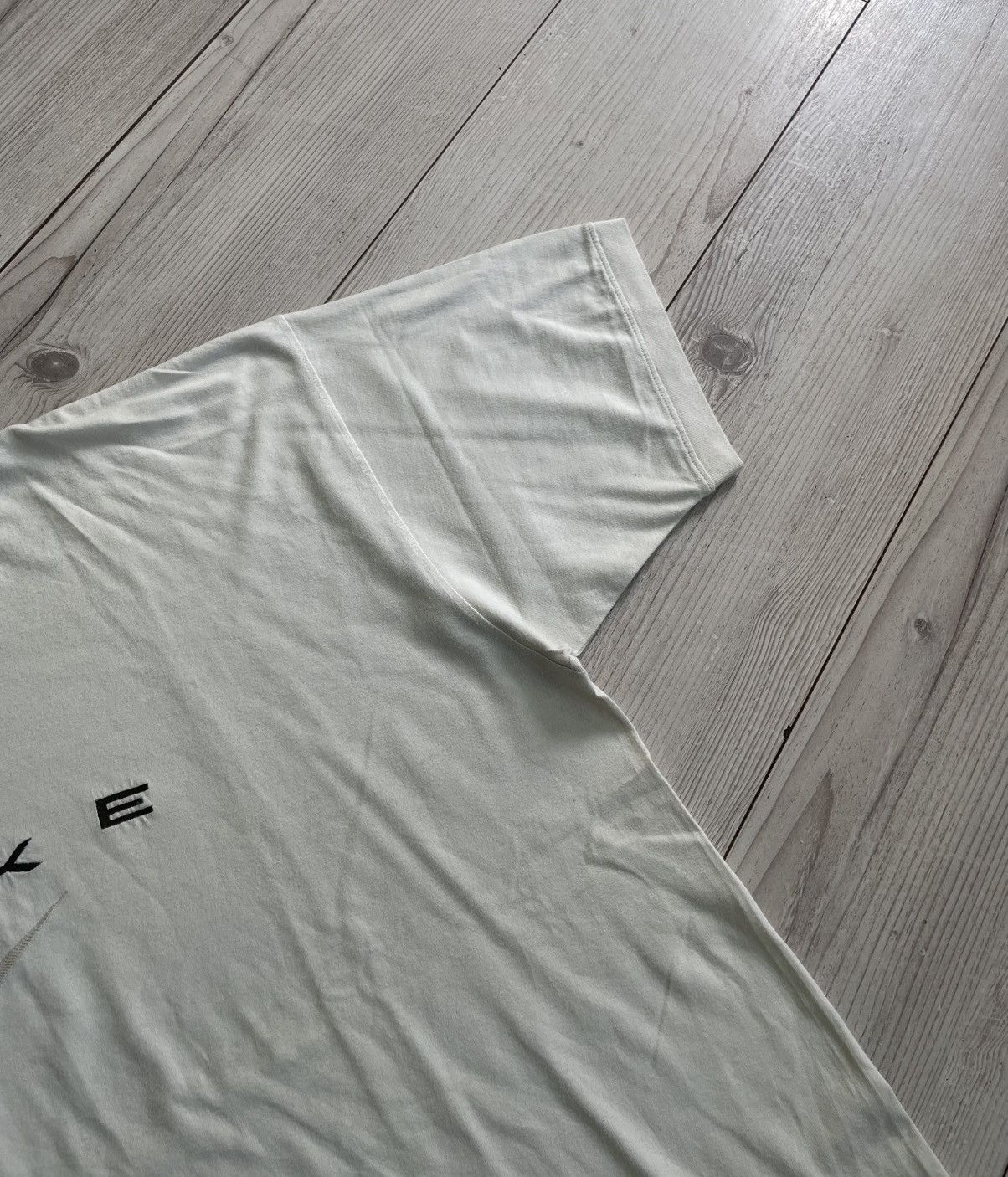 Nike × Vintage Vintage Nike T Shirt Big Swoosh 90s Central Logo Y2K Size US XXL / EU 58 / 5 - 7 Thumbnail