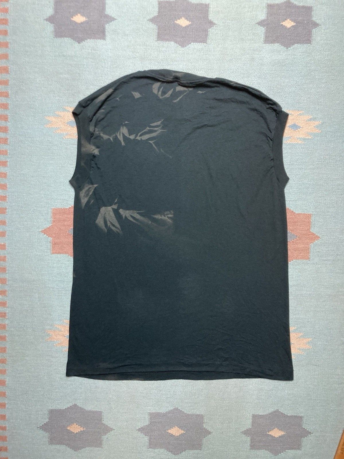 Fruit Of The Loom × Vintage 80s sleeveless pocket t shirt faded black fruit of loom 3XL Size US XXL / EU 58 / 5 - 8 Thumbnail