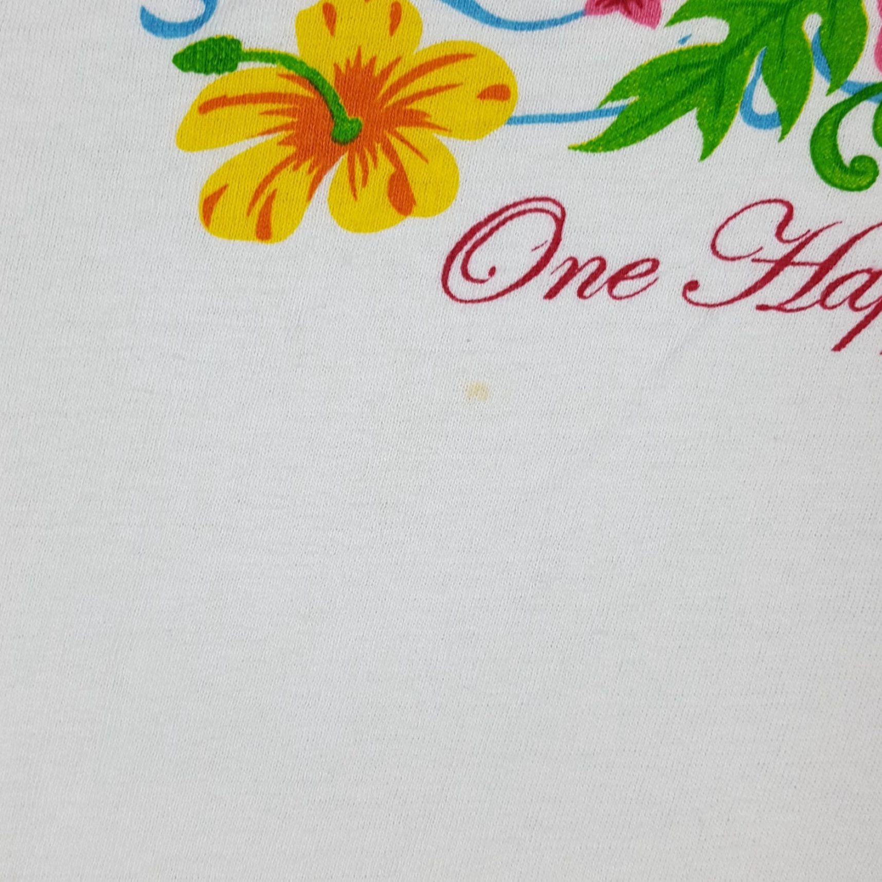 Etro VINTAGE Aruba Tees Men's T-Shirt XL White Retro 90s Beach Floral Island Tropical Outdoor Size US XL / EU 56 / 4 - 5 Thumbnail