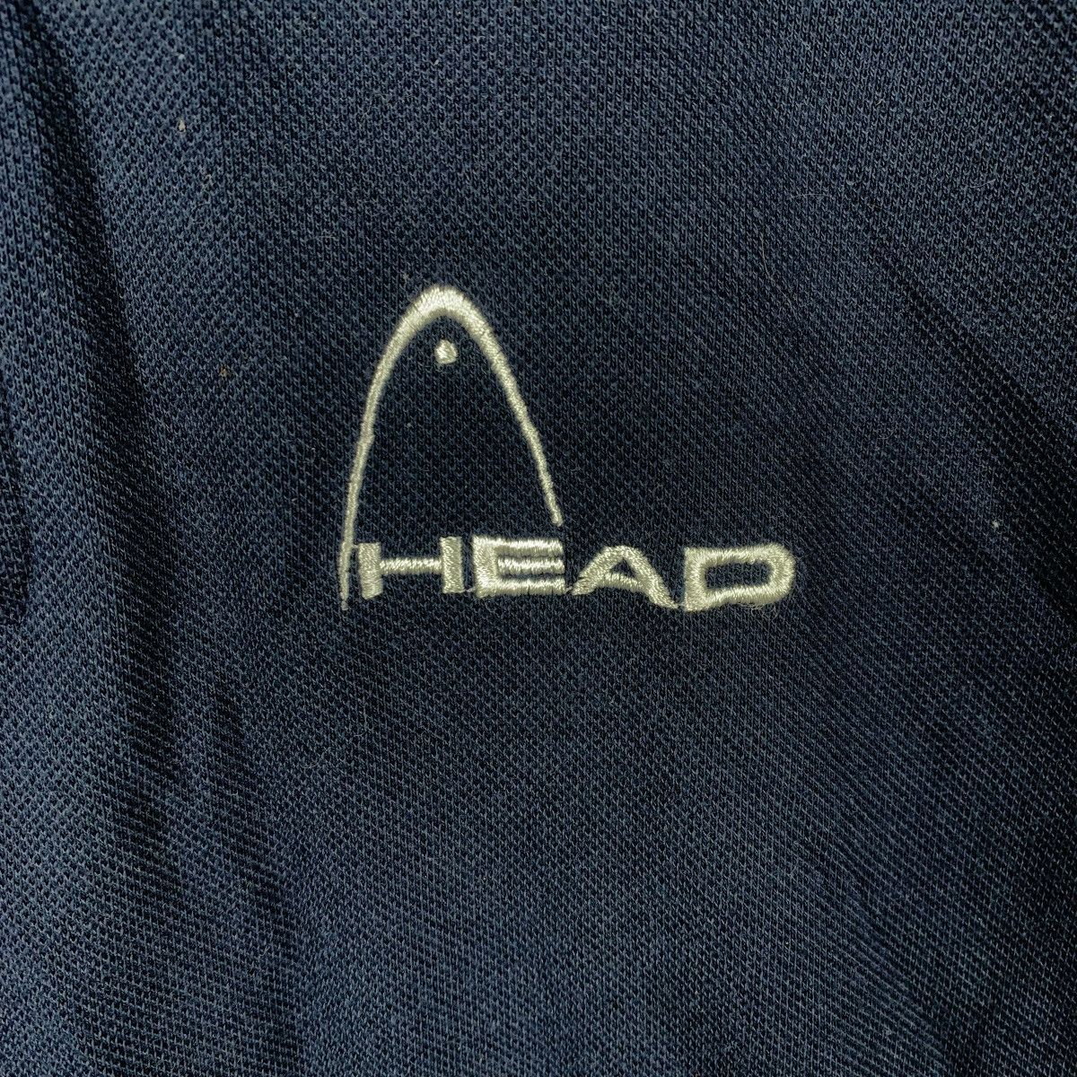 Vintage Vintage HEAD TENNIS Half Zipper Short Sleeve Tee Shirt Size L / US 10 / IT 46 - 3 Thumbnail
