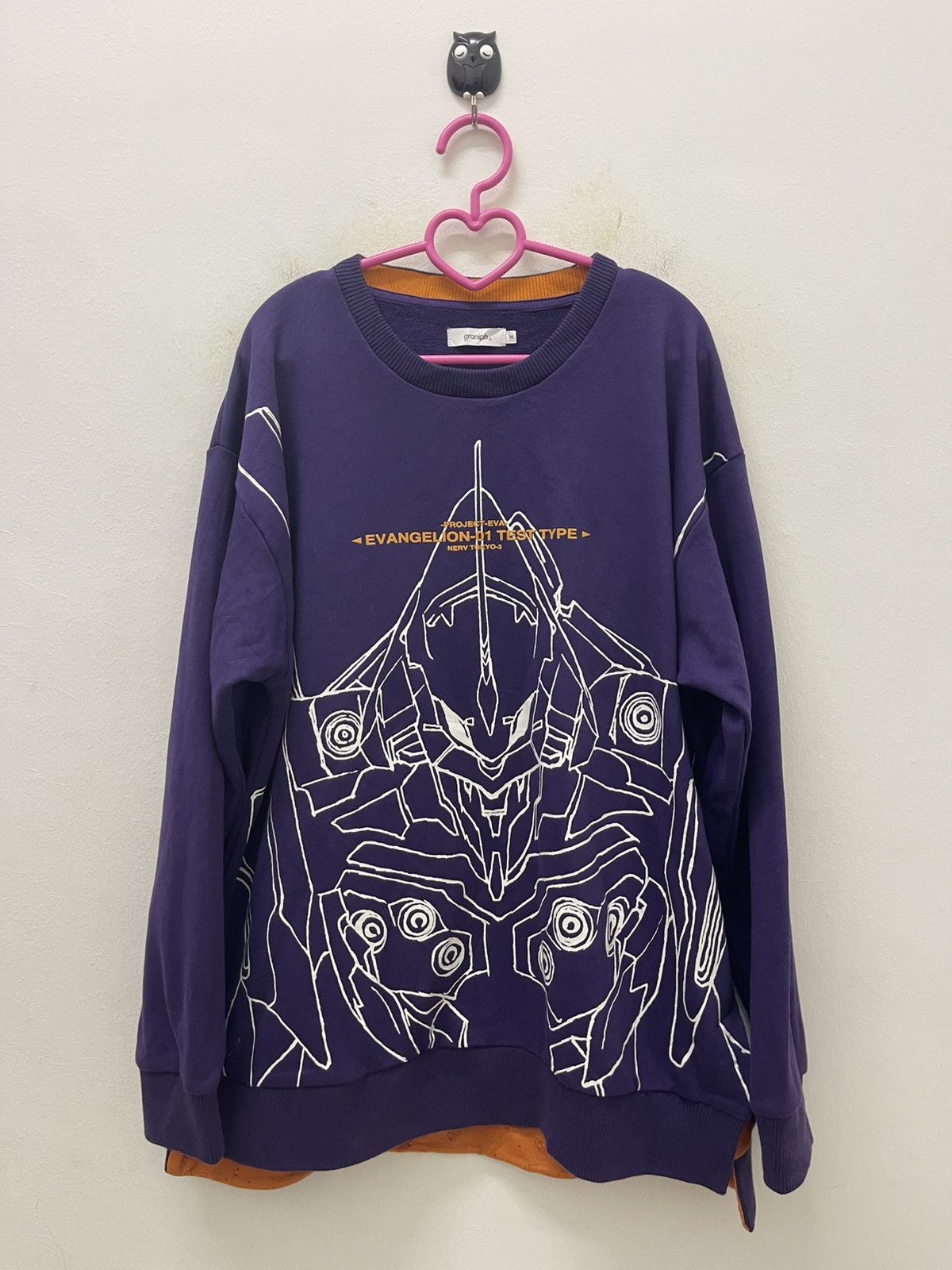Anime Rare EVANGELION LCL All Over Print Graniph Japan Size US M / EU 48-50 / 2 - 1 Thumbnail