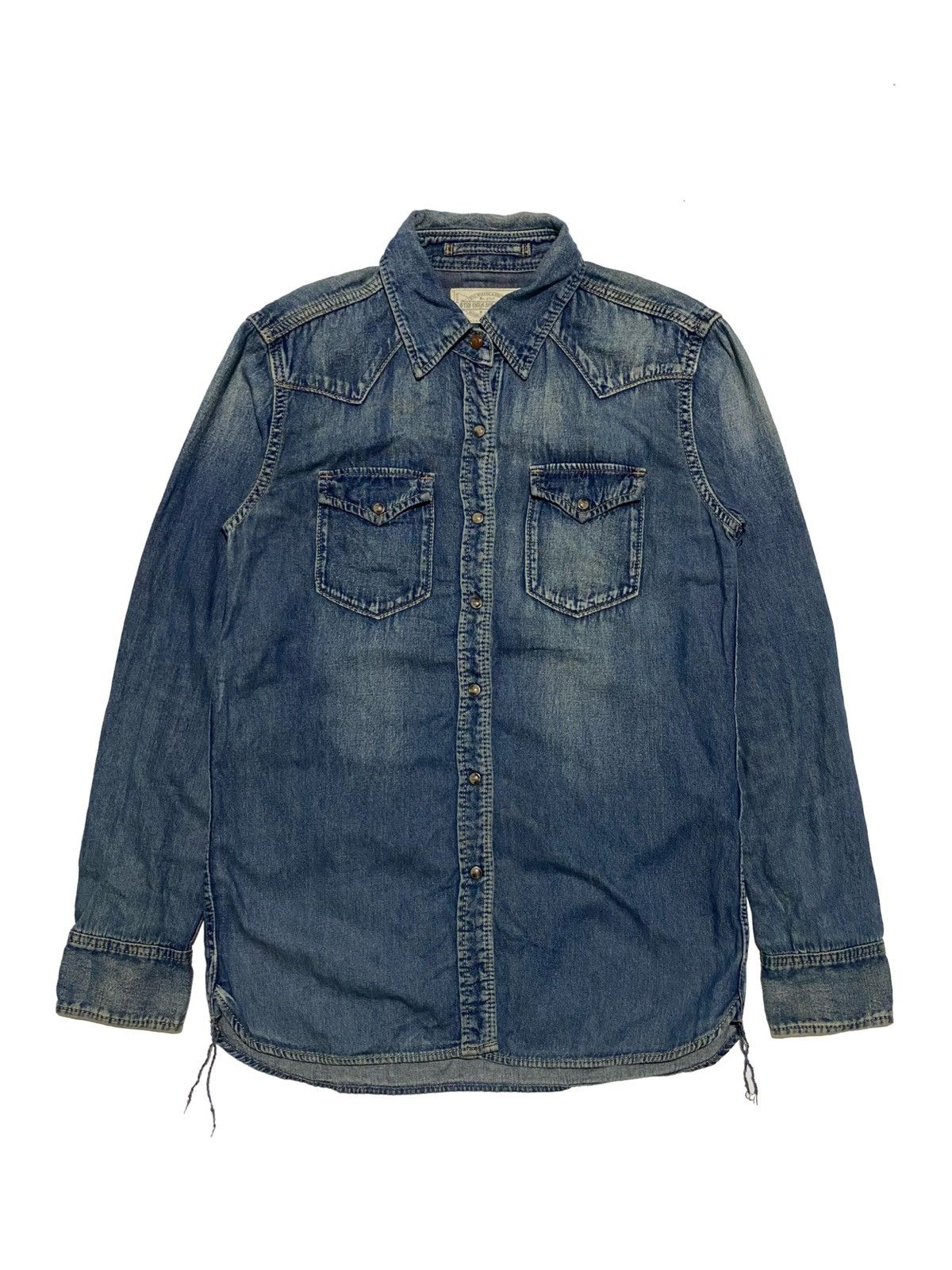 If Six Was Nine × Japanese Brand × Le Grande Bleu (L.G.B.) G.O.A JAPANESE BRAND DENIM BUTTON SHIRT Size US M / EU 48-50 / 2 - 1 Thumbnail