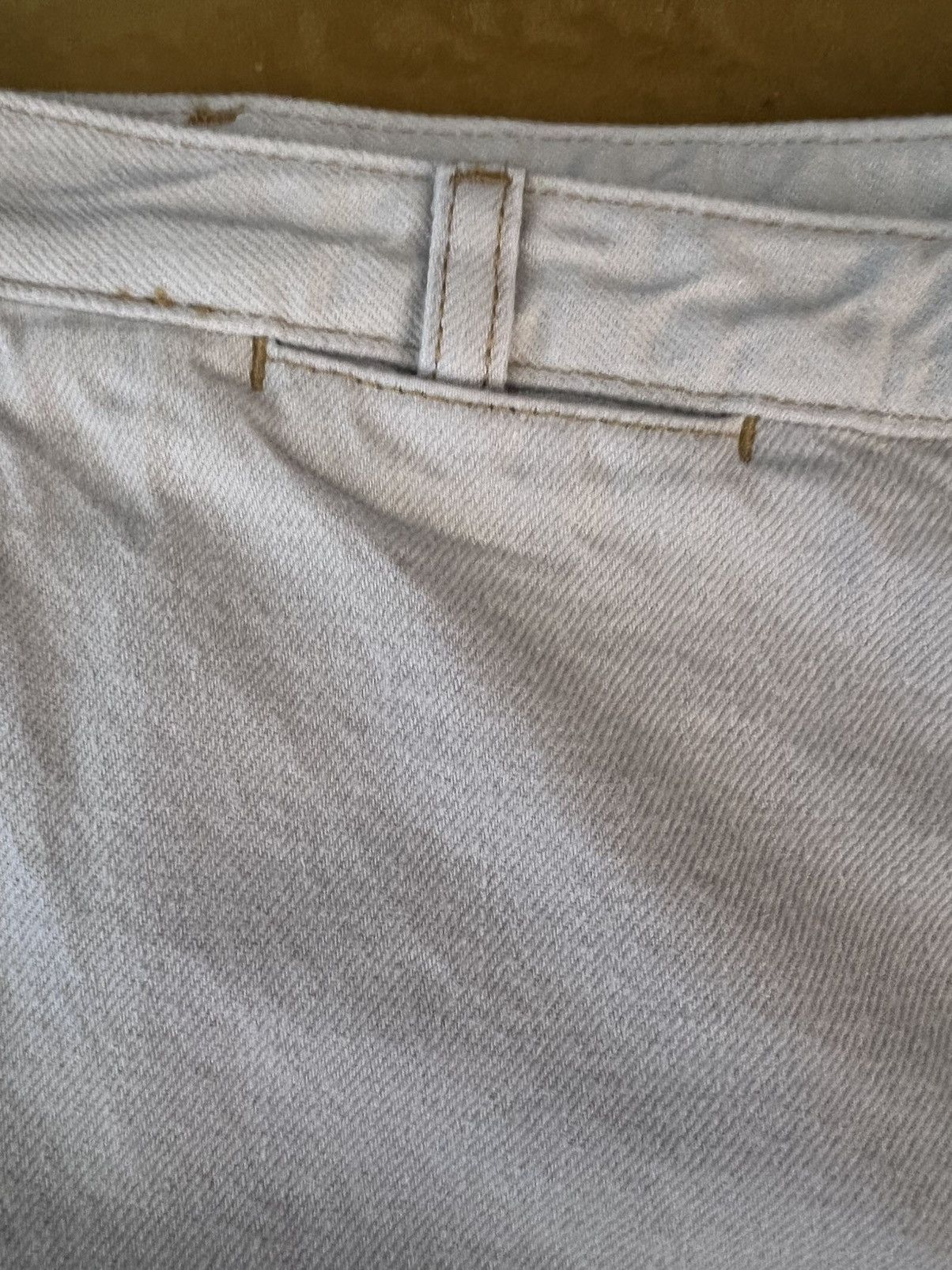 Maison Margiela SS23 hand-painted stone-washed denim shorts, sz 32–34, Italy Size US 32 / EU 48 - 6 Thumbnail