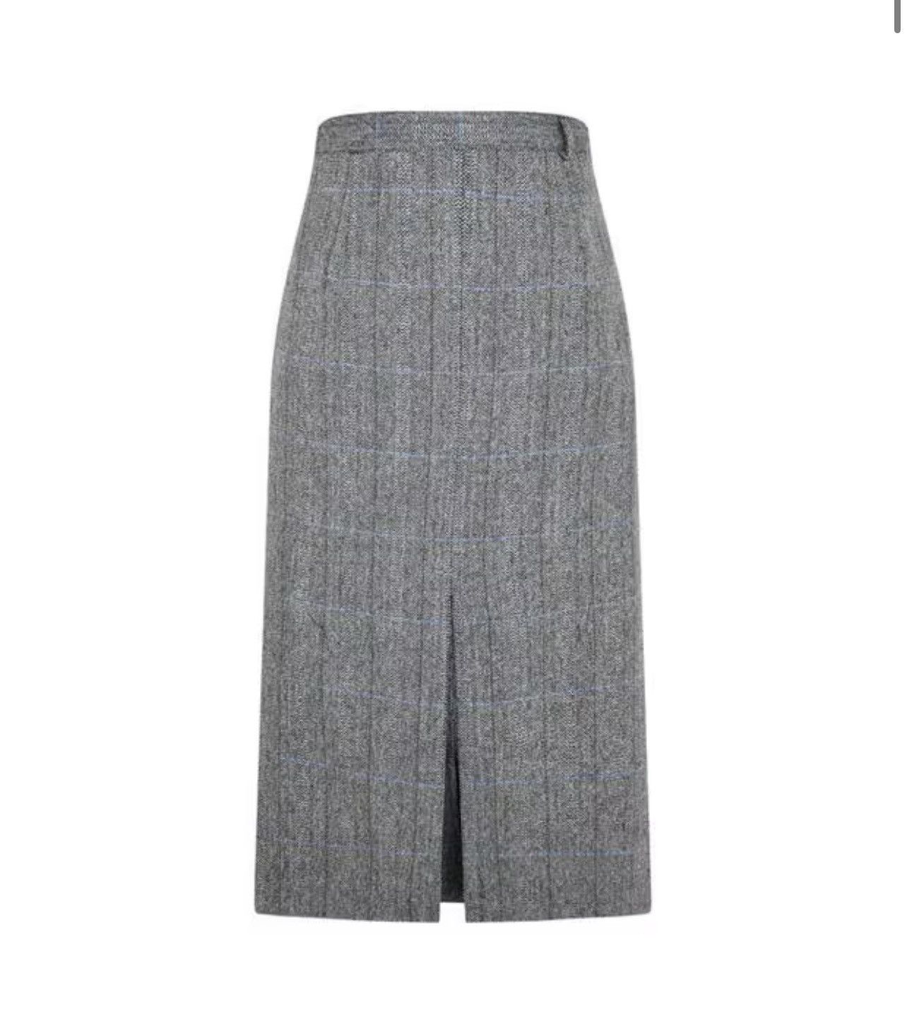 image of Maison Margiela Mmm Midi Skirt Ld33 in Grey, Women's (Size 26)