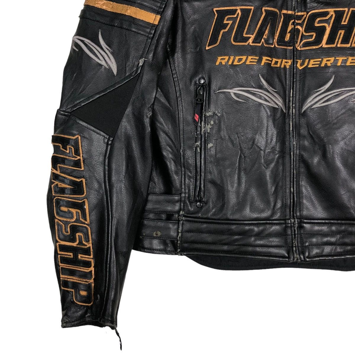 Japanese Brand 🔥Vintage Racing Biker Jacket Flagship Japan Made Big Logo Size US M / EU 48-50 / 2 - 6 Thumbnail