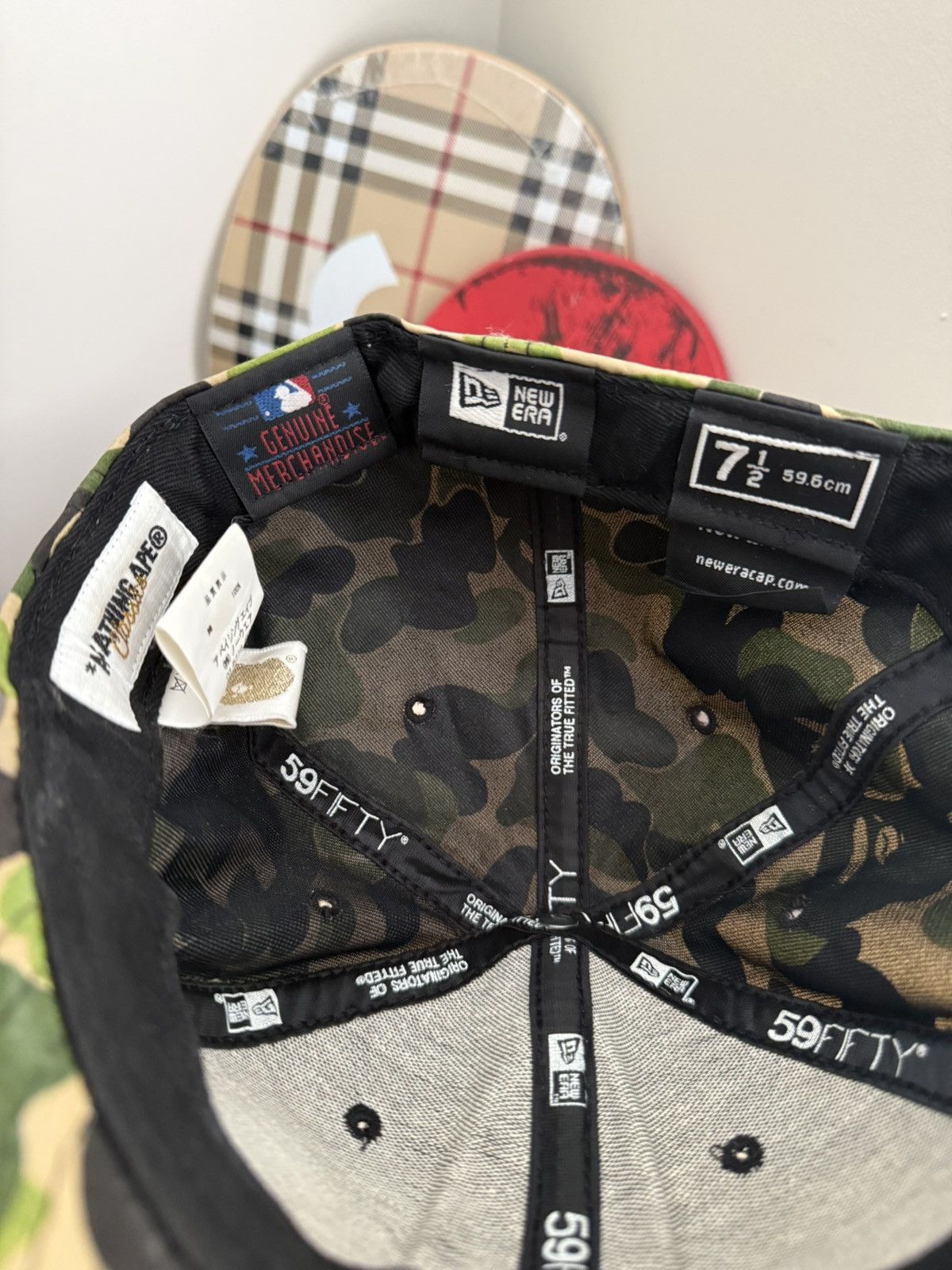 Bape × MLB × New Era Bape x New Era New York Yankees Camo fitted Size ONE SIZE - 3 Thumbnail