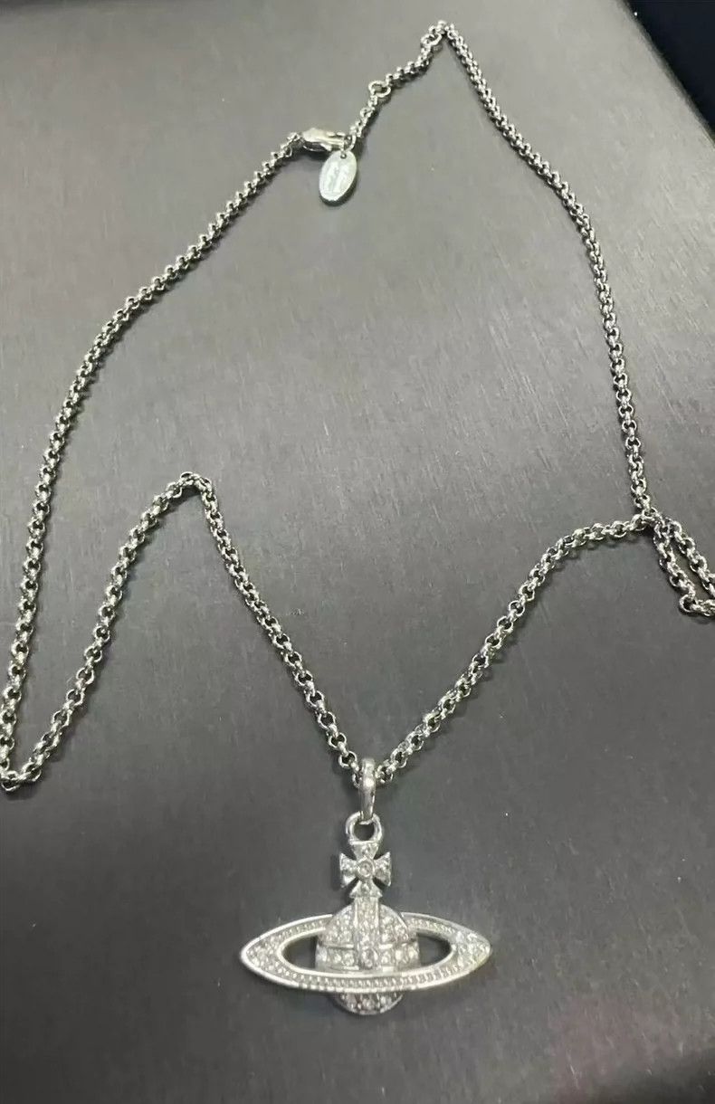 Vivienne Westwood Vivienne Westwood Saturn necklace Size ONE SIZE - 1 Thumbnail