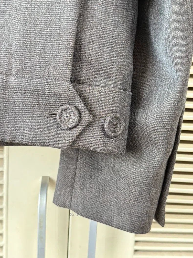 Dior Dior Gray woollen jacket Size US S / EU 44-46 / 1 - 6 Thumbnail