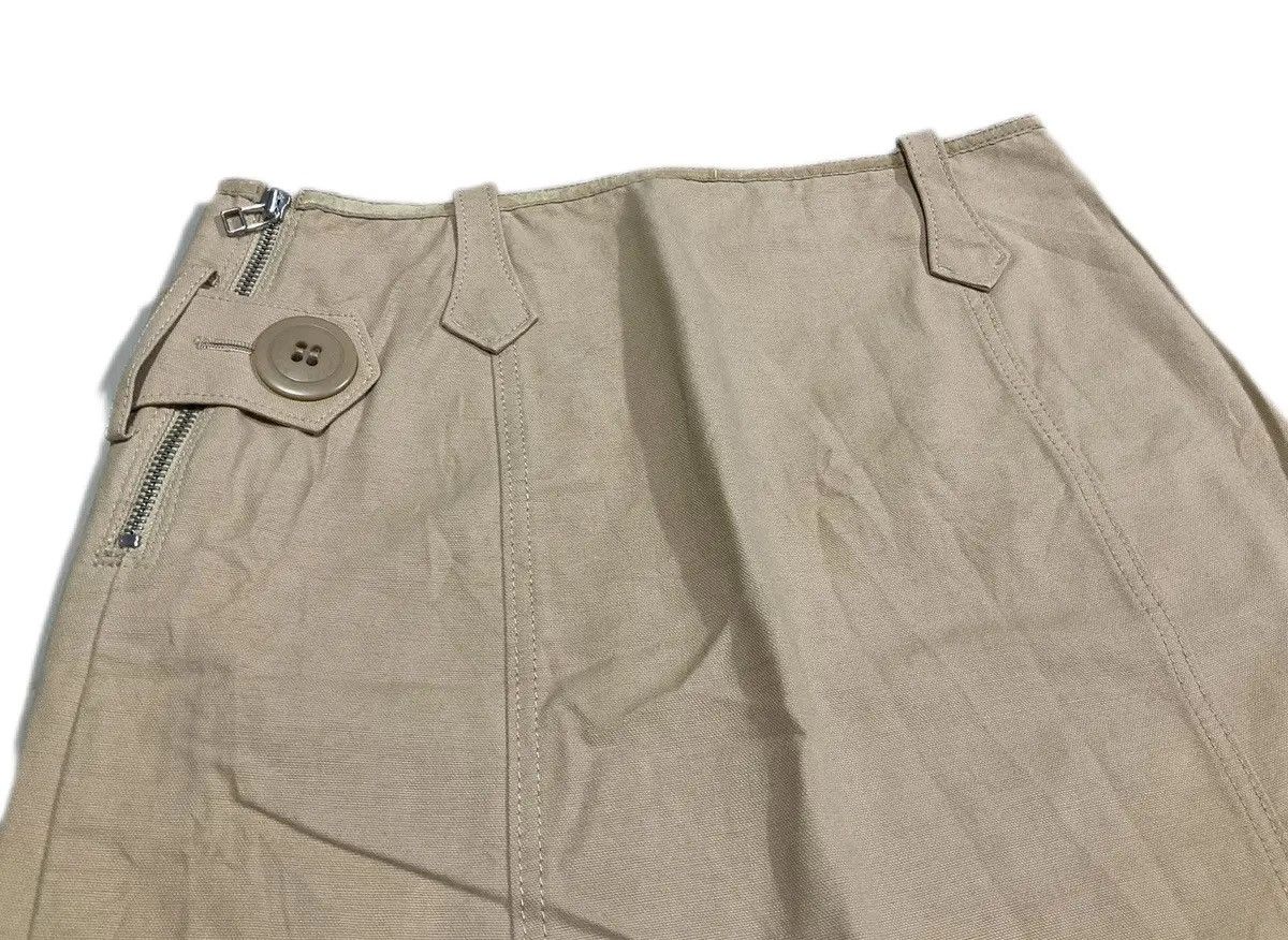 Burberry ♟️ Burberry Diagonal Buttons Layer Zipper Skirt Size 28" / US 6 / IT 42 - 5 Thumbnail