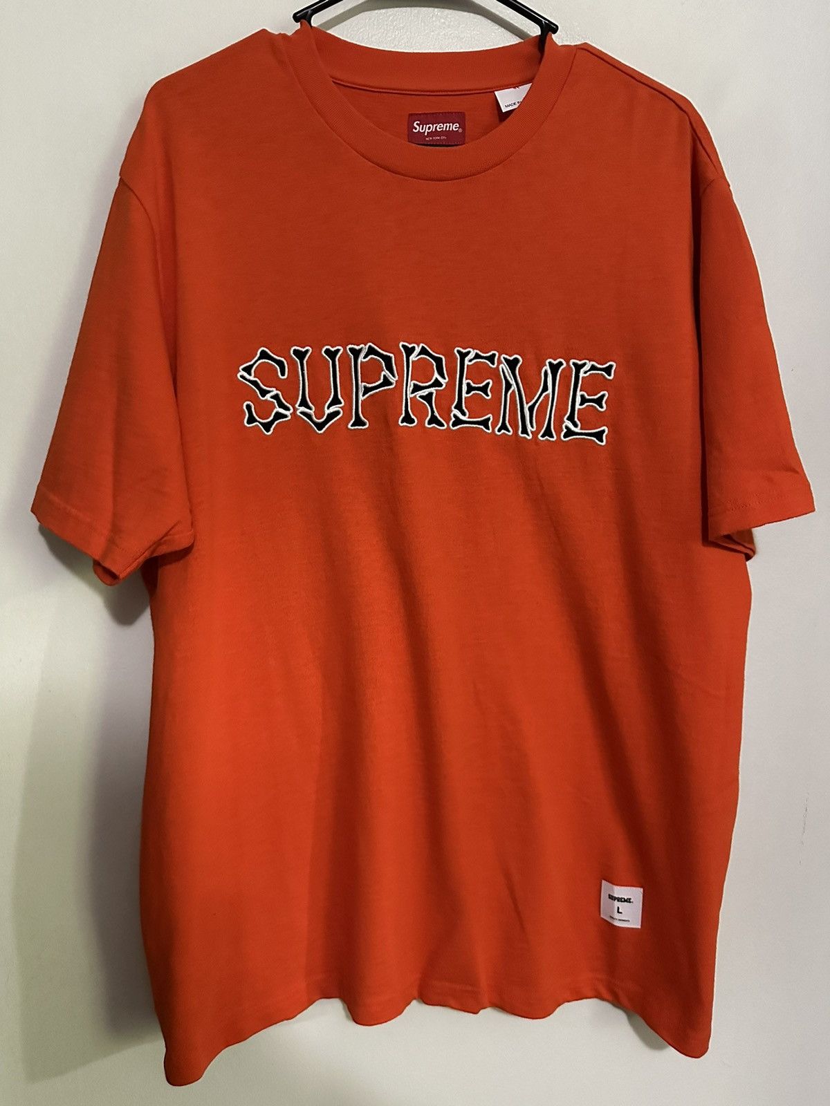 Supreme Supreme Cracked Arc S/S Top SS24 Orange | Grailed