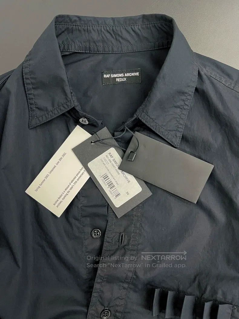 Raf Simons Raf Simons 21SS haemostatic strap black patch pocket long- Size US XL / EU 56 / 4 - 3 Thumbnail