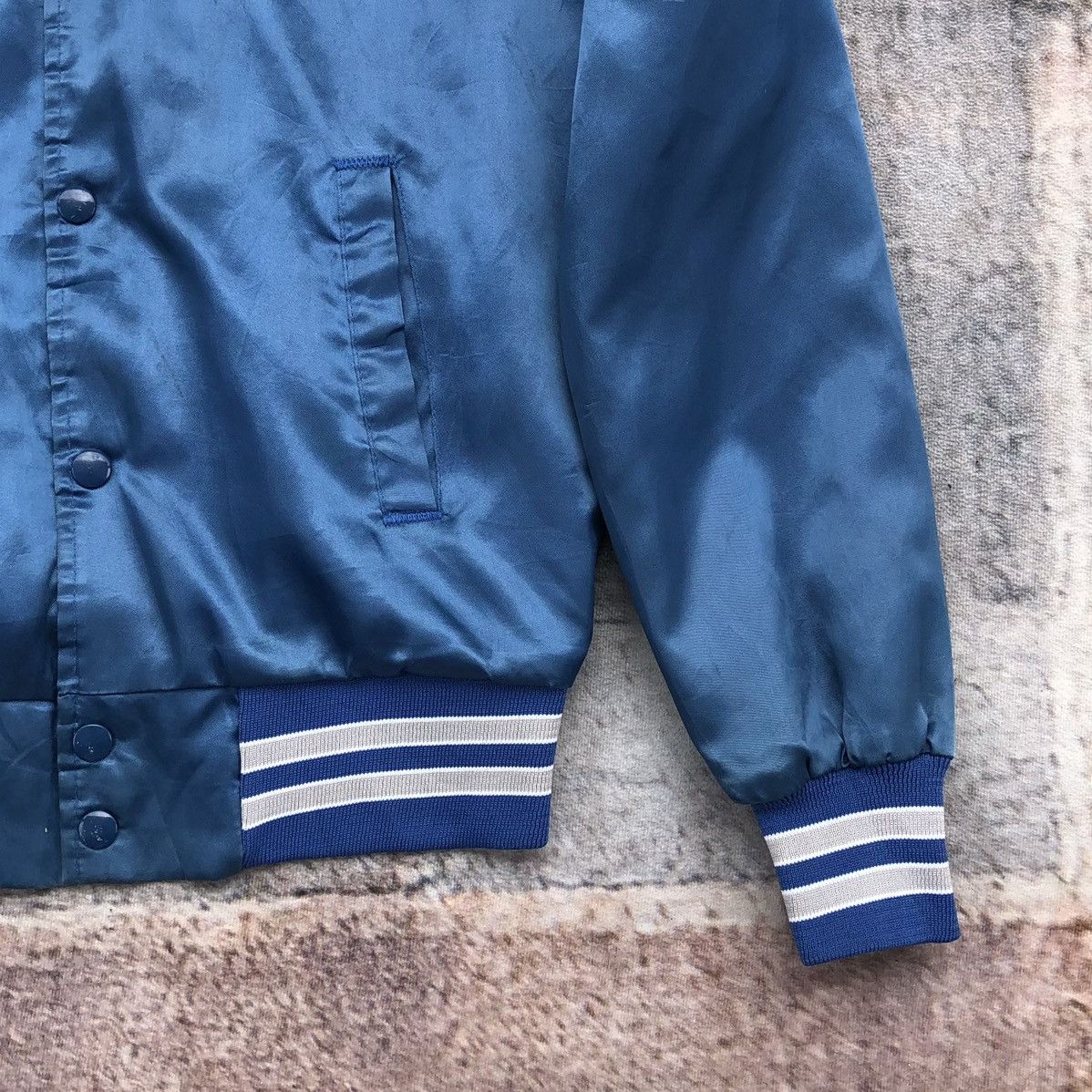 Chalk Line Vintage Chalk Line NFL Seahawks Satin Bomber Jacket Size S / US 4 / IT 40 - 8 Thumbnail