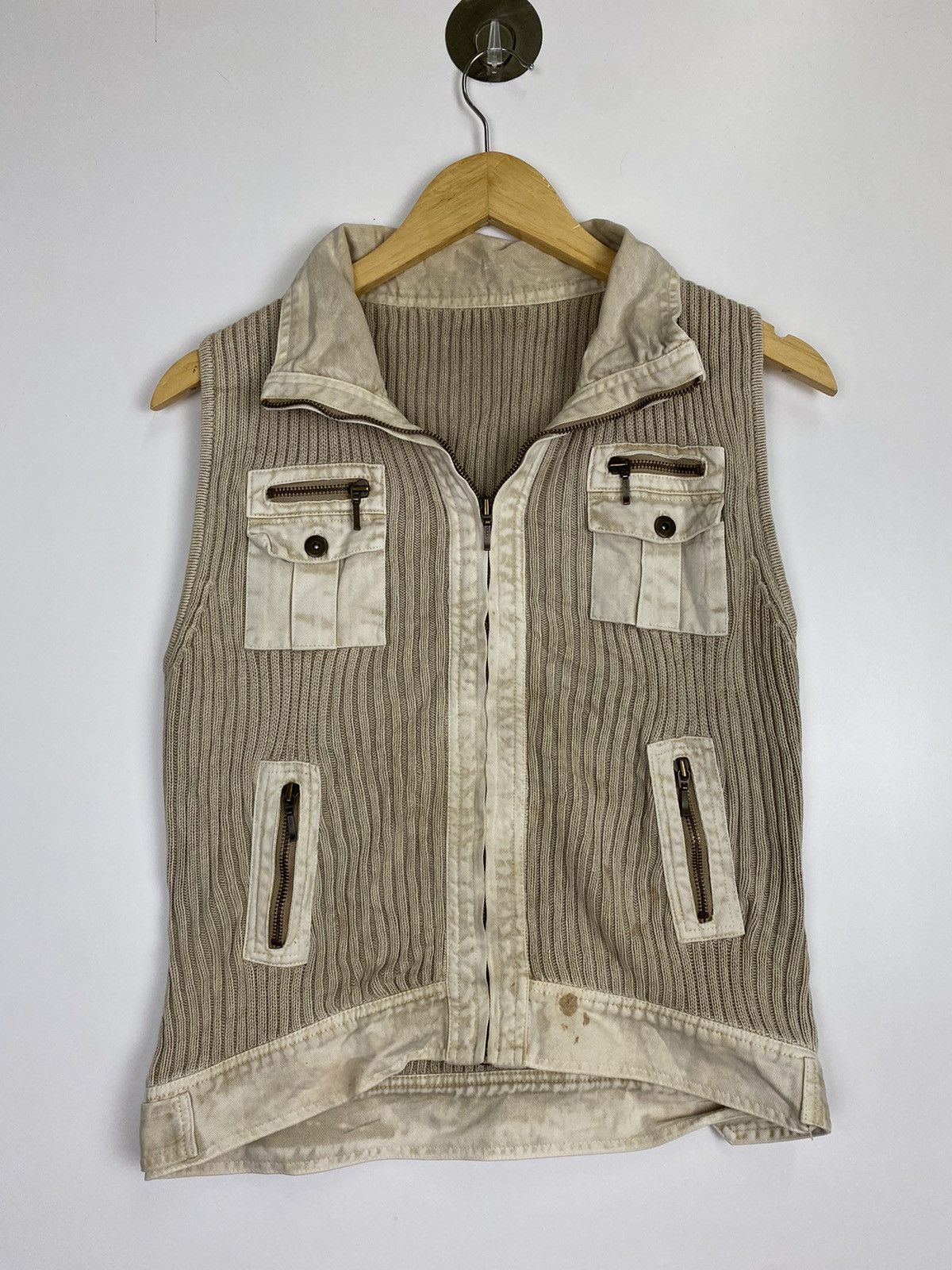 Japanese Brand × Vintage Vintage Viante Vest Knitwear Strech Size US M / EU 48-50 / 2 - 1 Thumbnail