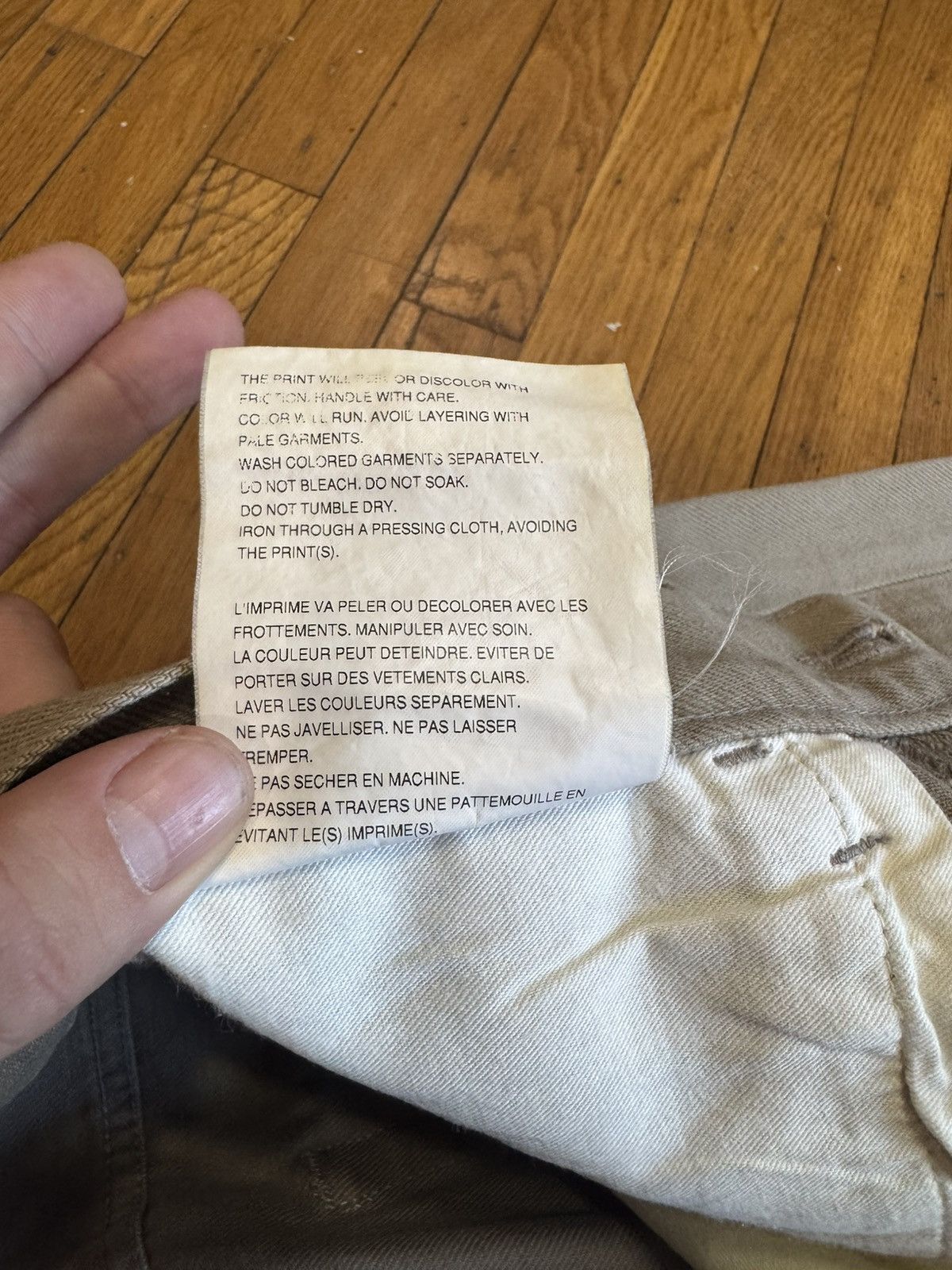 Junya Watanabe Comme des Garçons MAN “Curry Rice” AD2001 Poem Collection Size US 34 / EU 50 - 9 Thumbnail