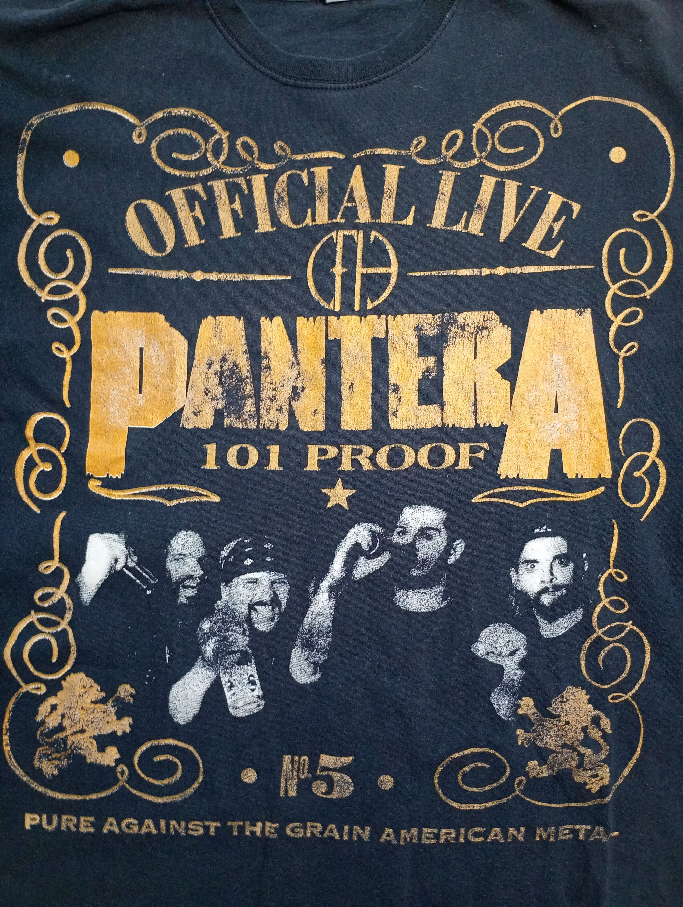 Band Tees × Fruit Of The Loom Pantera Official Live101 Proof Fruit Of The Loom T-Shirt Size US XL / EU 56 / 4 - 5 Thumbnail