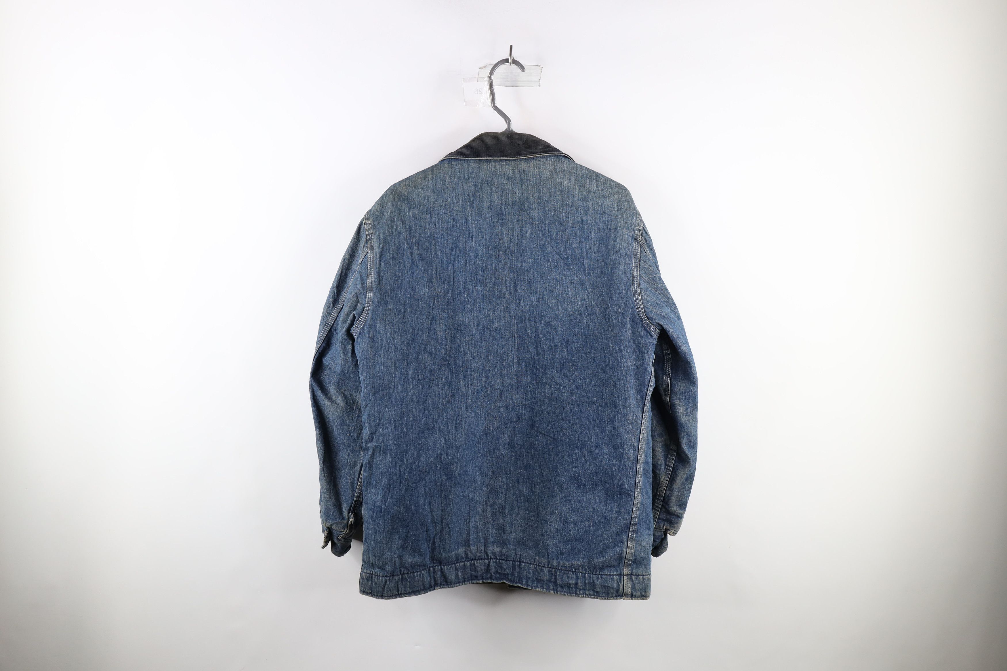 Vintage Vintage 70s Streetwear Lined Denim Chore Barn Jacket USA Size US M / EU 48-50 / 2 - 15 Thumbnail