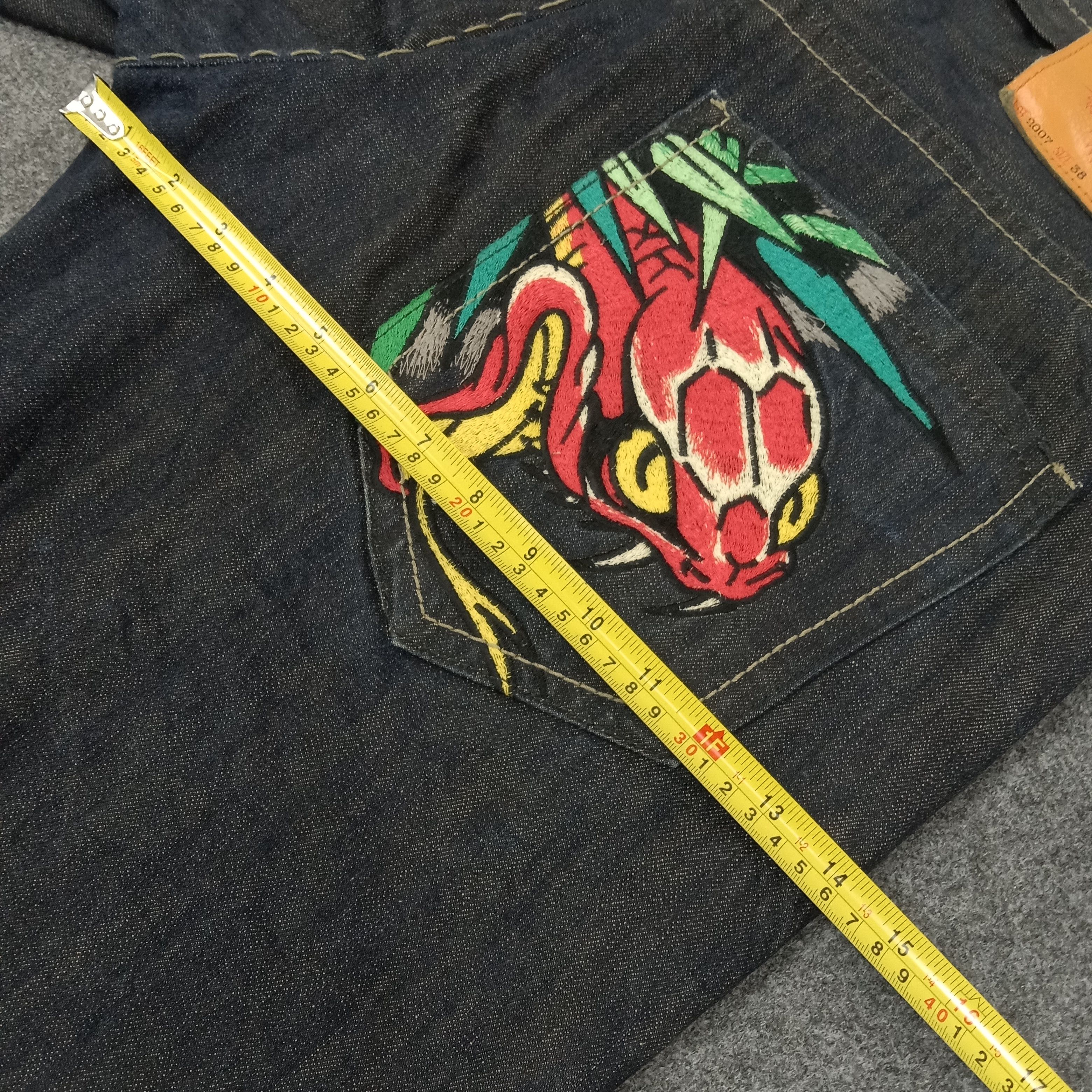 Ed Hardy Ed Hardy by Christian Audigier American Denim Jeans C258N15 Size US 38 / EU 54 - 13 Thumbnail