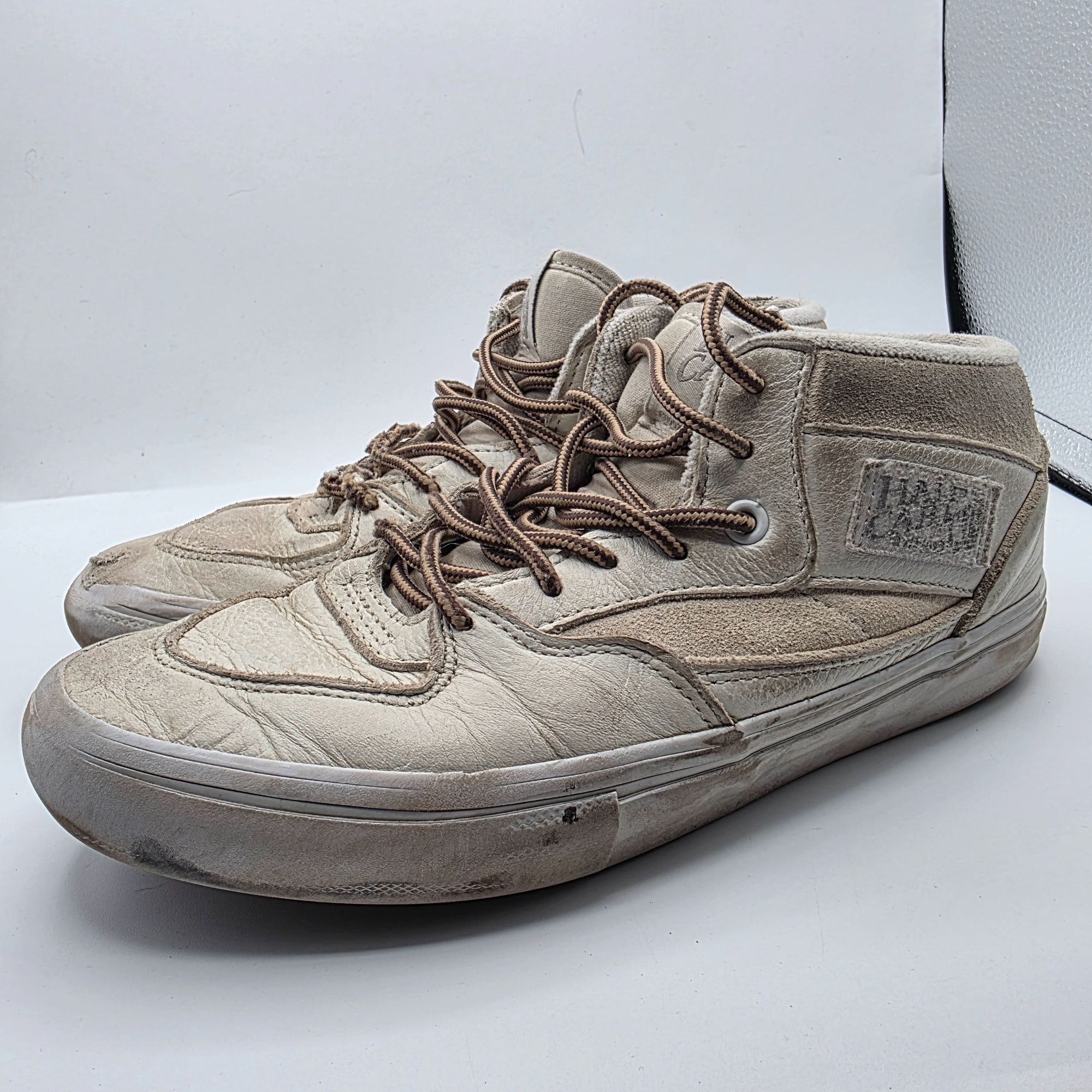 Vans Vans Half Cab Mens Size 7.5 White Sneaker Shoes Casual Skate Size US 7.5 / EU 40-41 - 4 Thumbnail