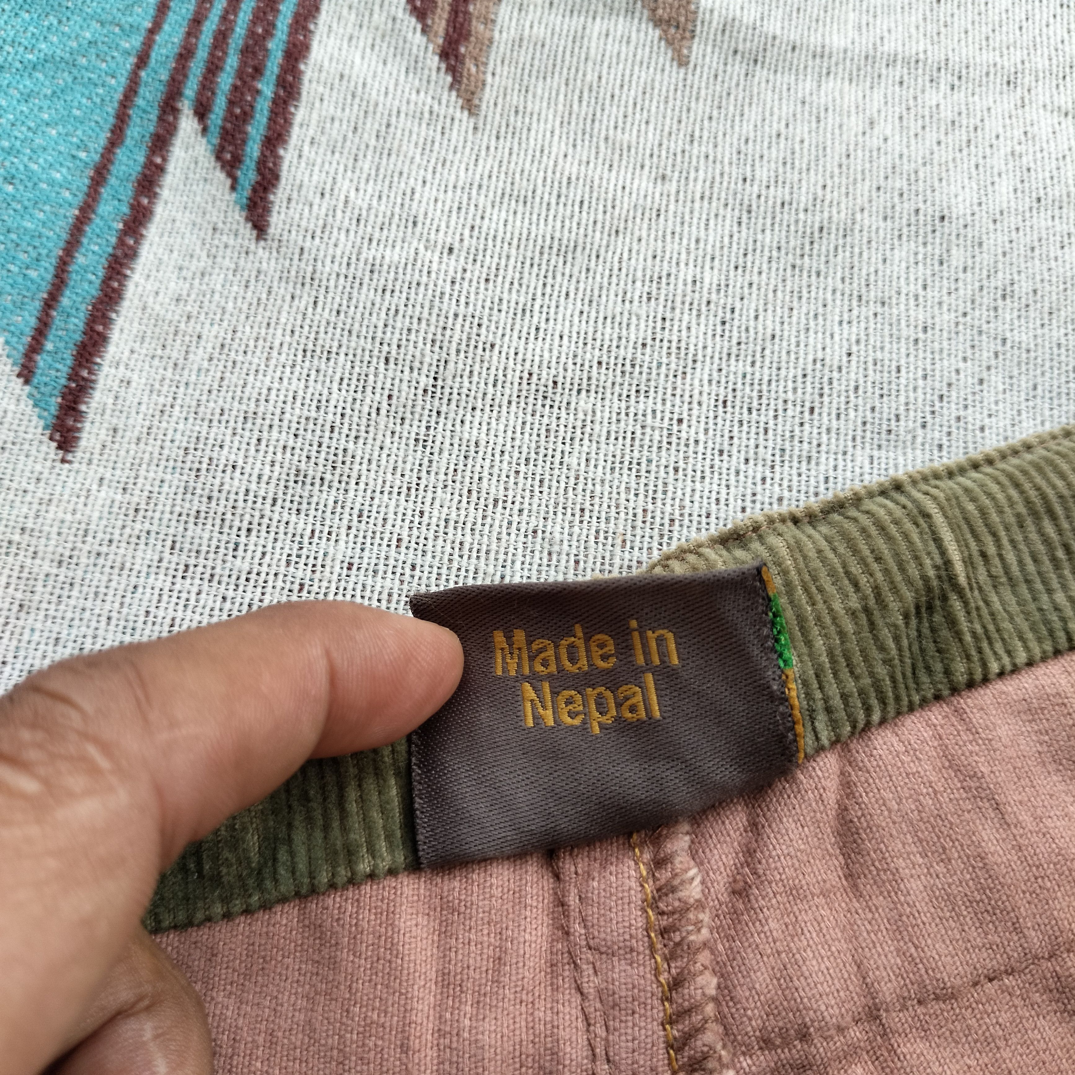 Vintage Vintage Nepal Hammock super wide leg corduroy pants Size US 37 - 8 Thumbnail