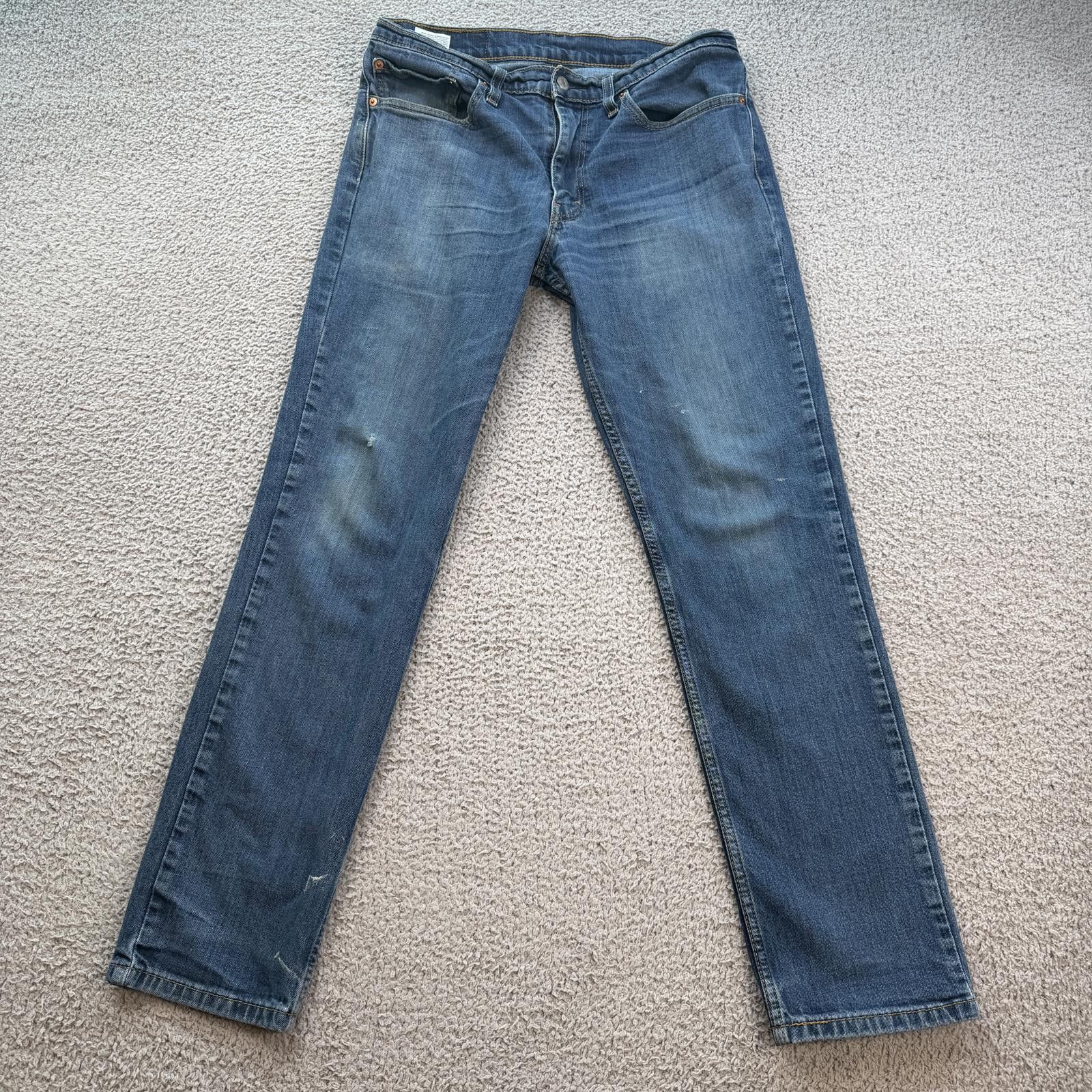 Levi's Levis 516 Straight Leg Jeans Mens 34x32 Medium Wash Blue Size US 34 / EU 50 - 1 Thumbnail