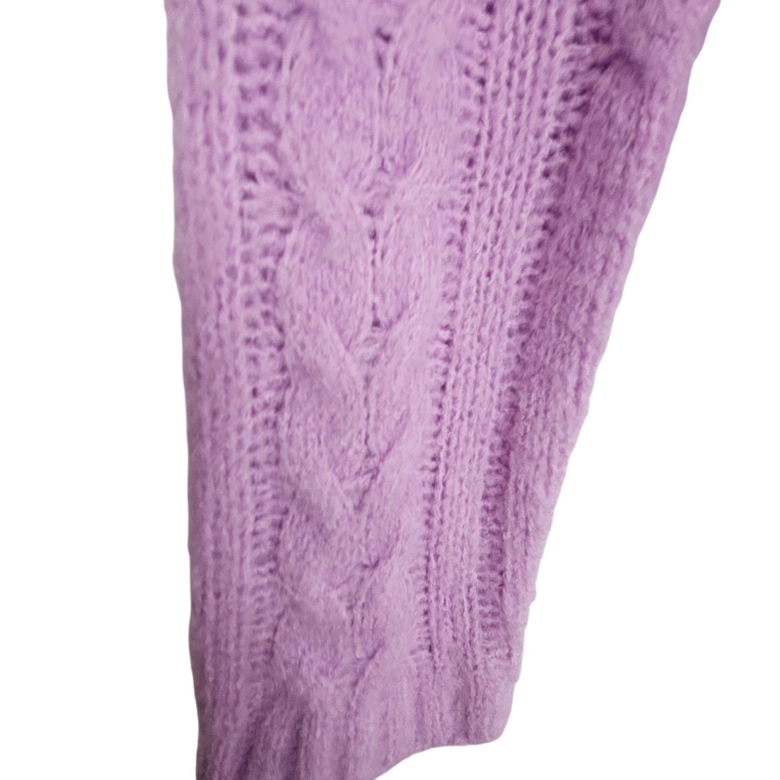 For Love & Lemons For Love & Lemons Billie Cable Knit Cropped Cardigan Sweater Size XS / US 0-2 / IT 36-38 - 5 Thumbnail