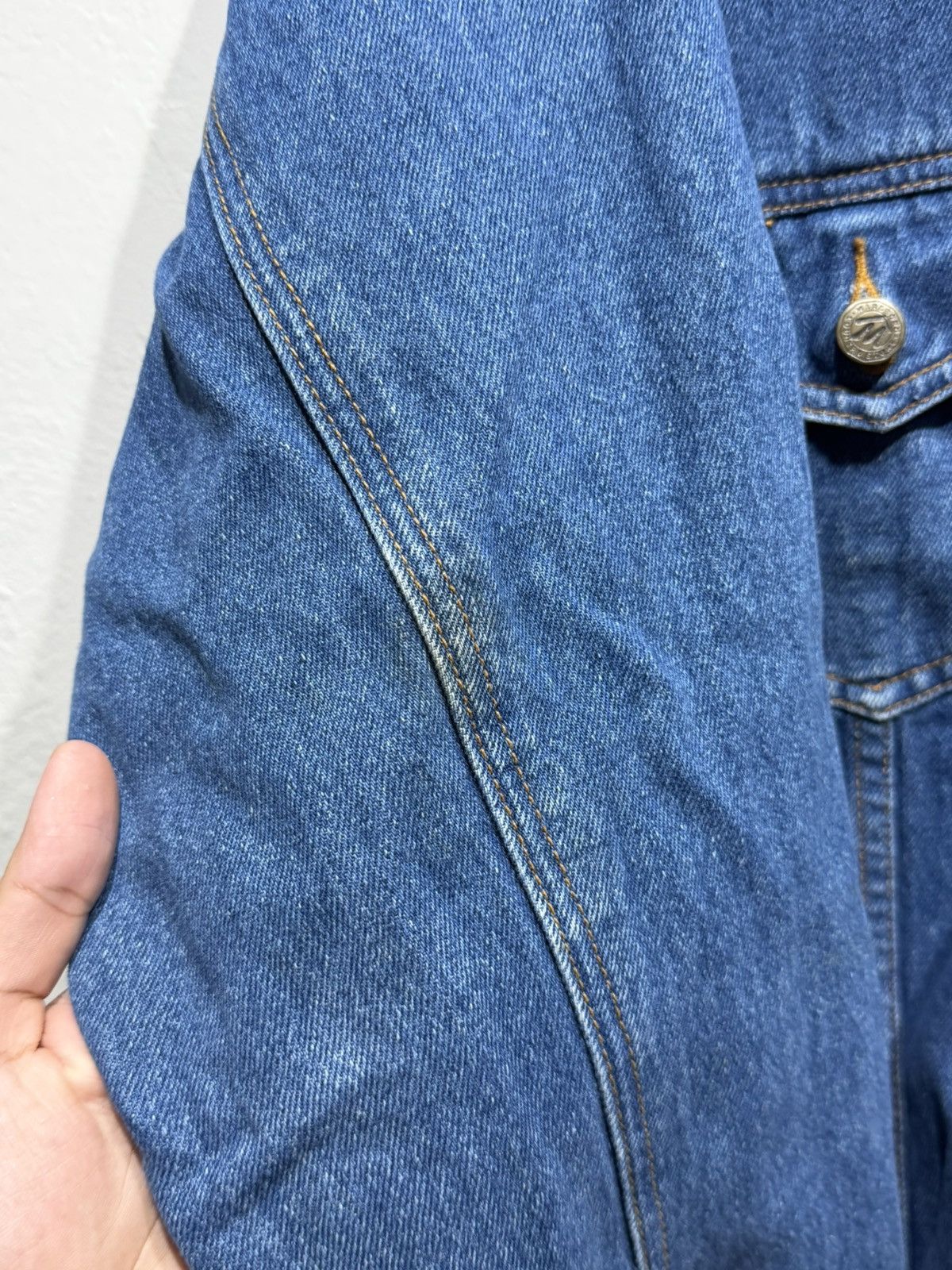 Marlboro Vintage 90s Marlboro denim jacket Size US L / EU 52-54 / 3 - 8 Thumbnail
