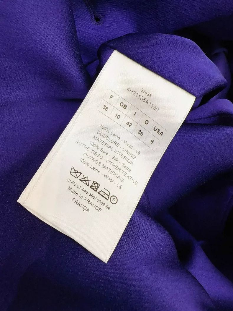 Dior Dior Blue Purple Long Sleeveless Vest Dress-2506 Size M / US 6-8 / IT 42-44 - 6 Thumbnail