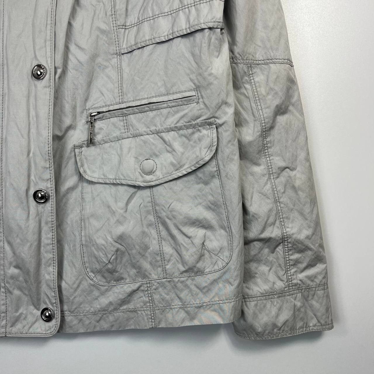 Other Gil Bret Womens Light Grey Jacket Coat Button Zip Sz M Size M / US 6-8 / IT 42-44 - 3 Thumbnail