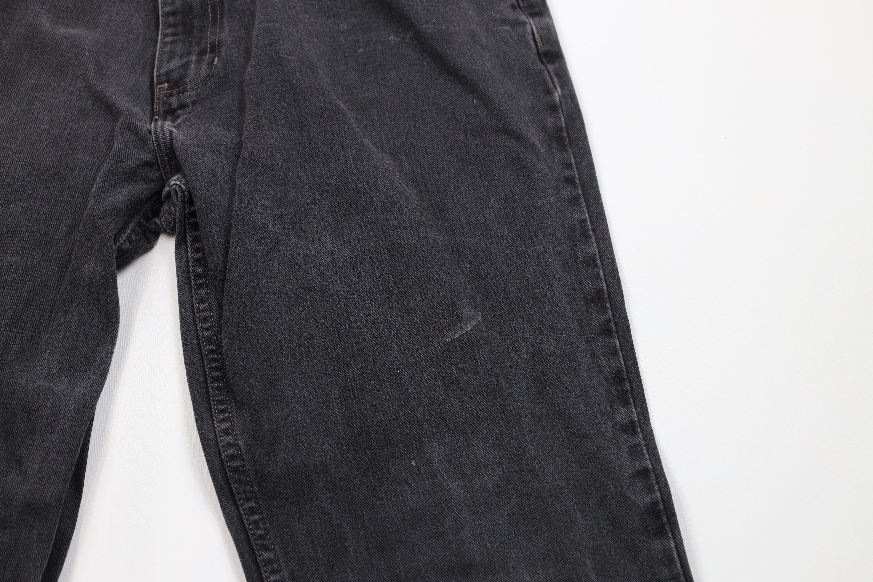 Tommy Hilfiger Vintage 90s Tommy Hilfiger Spell Out Wide Leg Denim Jeans Size US 33 - 6 Thumbnail