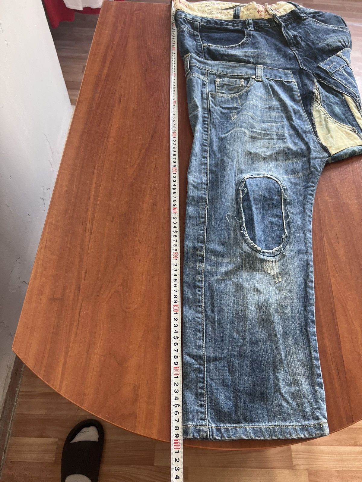 Desigual Desigual Funky Double Waist Y2K Pants Men’s Blue Size 34 Size US 34 / EU 50 - 14 Thumbnail