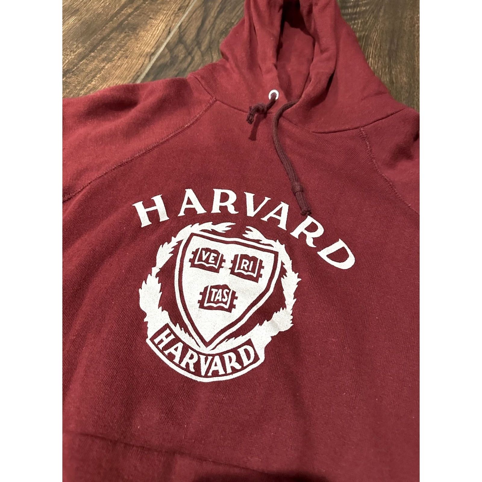 Champion VINTAGE Champion Harvard University Hoodie XL Mens Red 80s USA Sweatshirt Pullover Size US XL / EU 56 / 4 - 5 Thumbnail