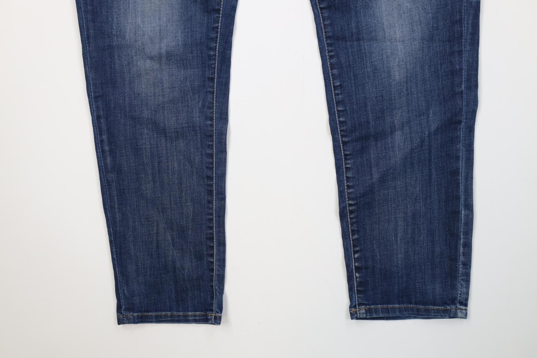 Vintage Buckle Black Fit No 76 Stretch Skinny Leg Denim Jeans Blue Size US 36 / EU 52 - 4 Thumbnail